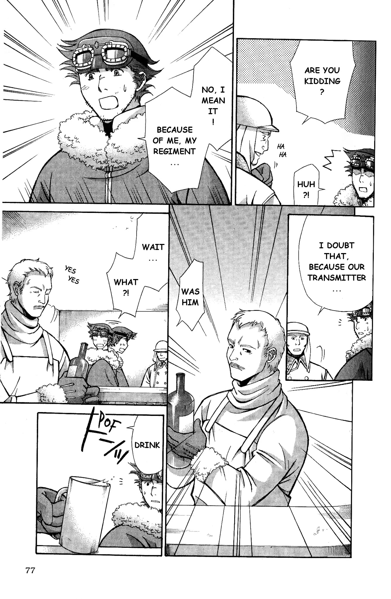 Ergo Proxy: Centzon Hitchers and Undertaker Chapter 7 page 29 - Chapter 7: Addressee's Song