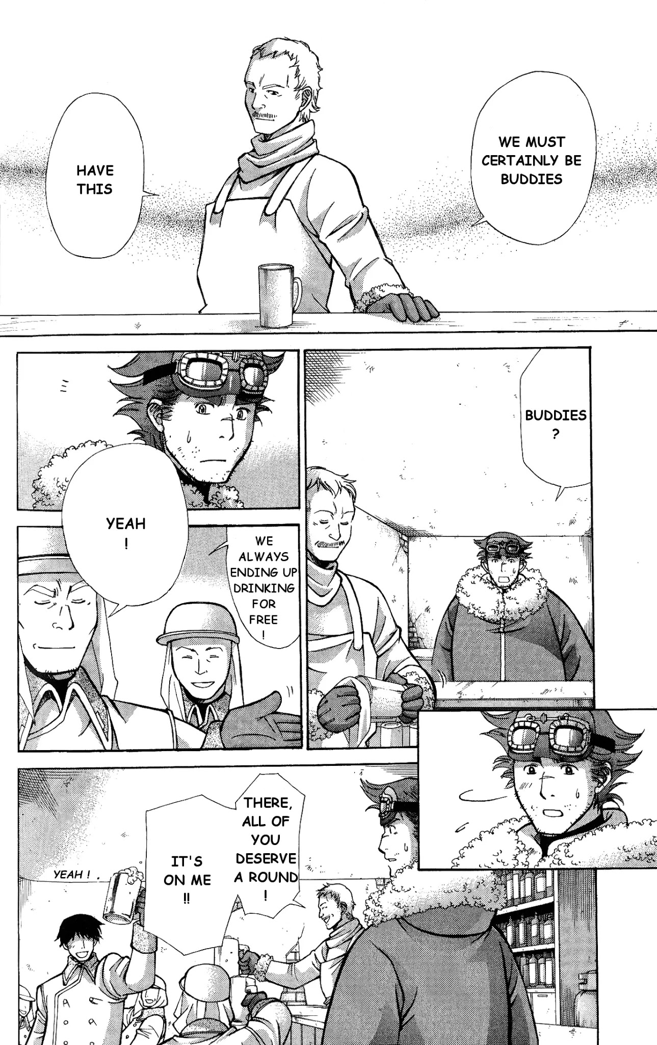 Ergo Proxy: Centzon Hitchers and Undertaker Chapter 7 page 30 - Chapter 7: Addressee's Song