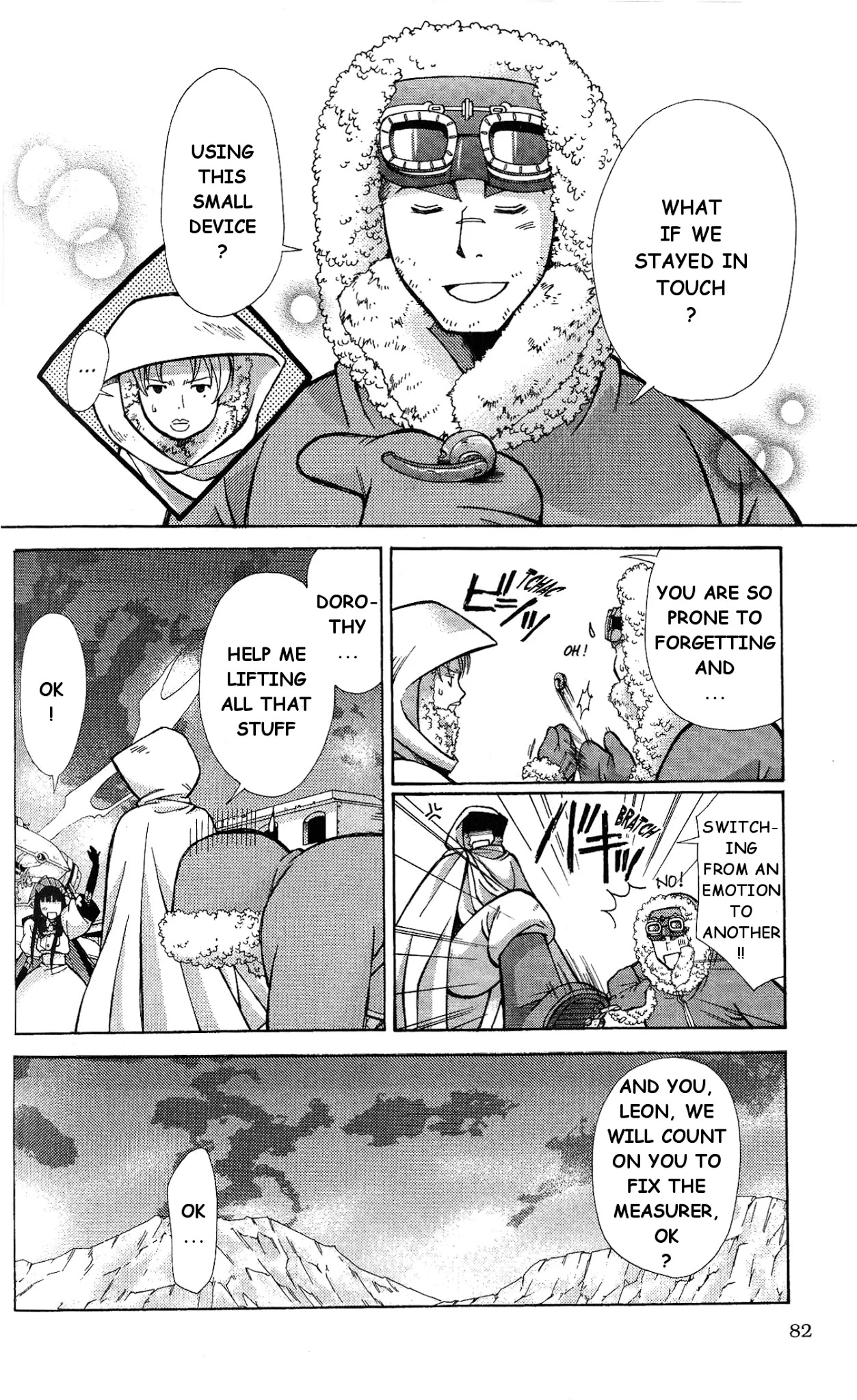 Ergo Proxy: Centzon Hitchers and Undertaker Chapter 7 page 34 - Chapter 7: Addressee's Song