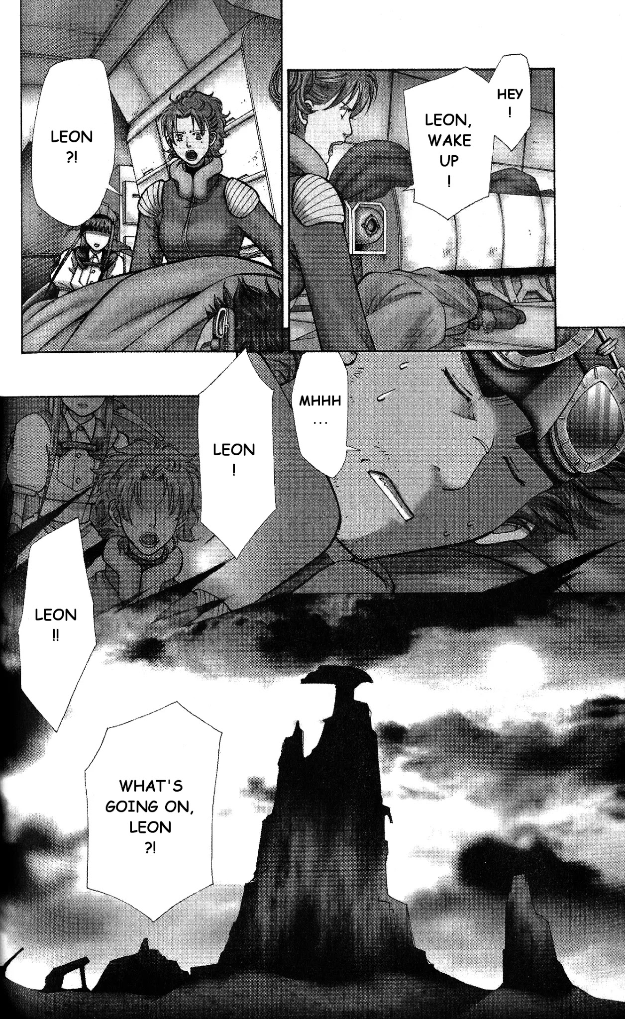 Ergo Proxy: Centzon Hitchers and Undertaker Chapter 7 page 4 - Chapter 7: Addressee's Song