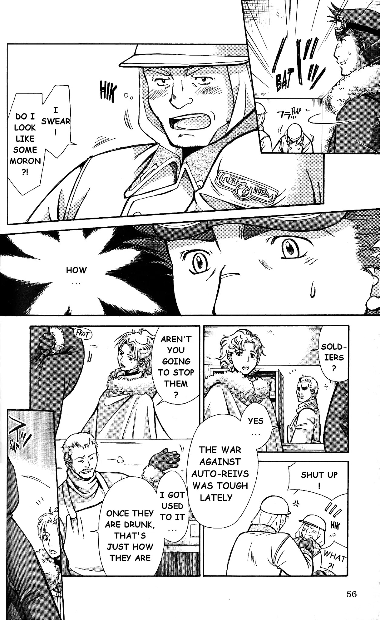 Ergo Proxy: Centzon Hitchers and Undertaker Chapter 7 page 8 - Chapter 7: Addressee's Song