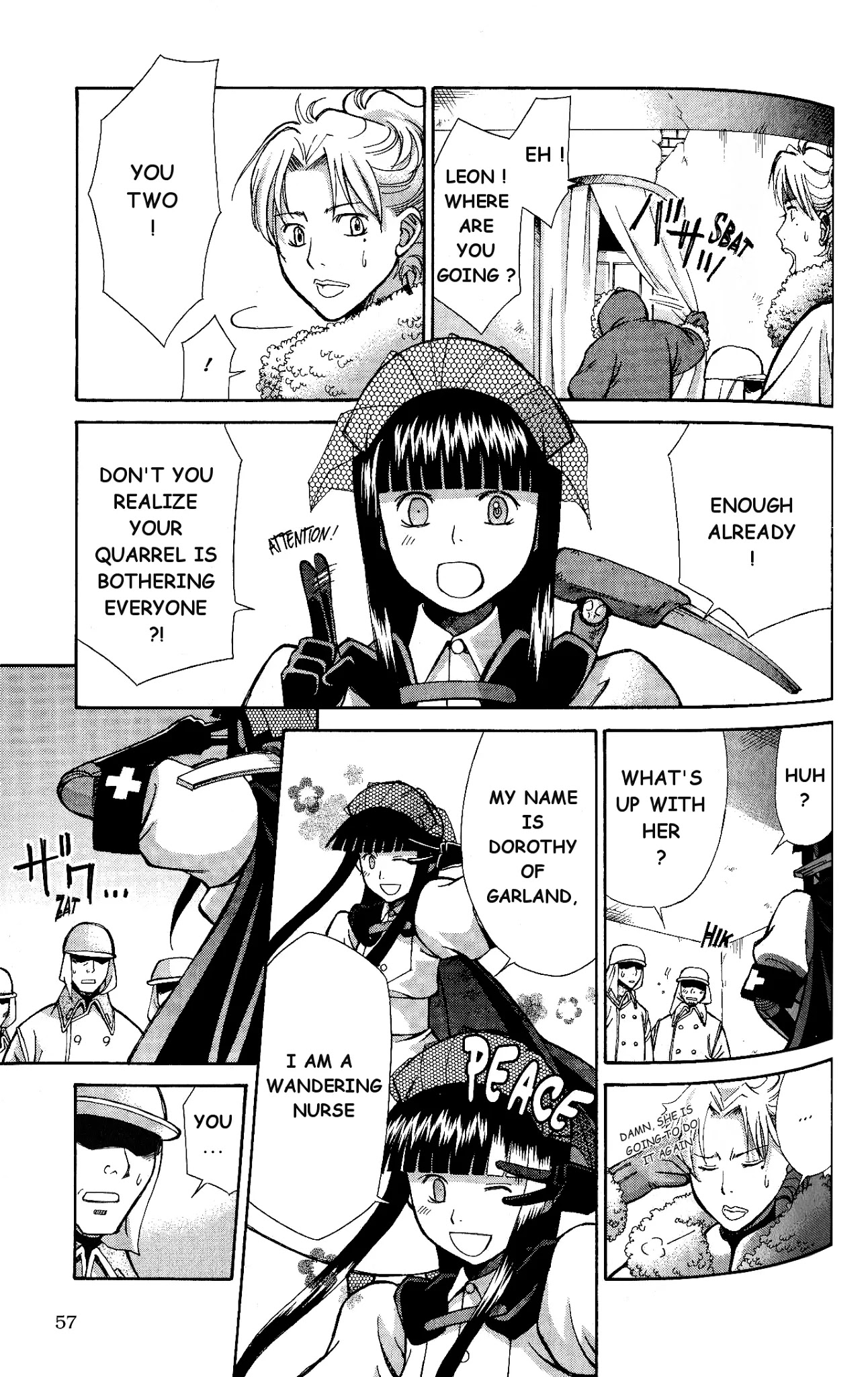 Ergo Proxy: Centzon Hitchers and Undertaker Chapter 7 page 9 - Chapter 7: Addressee's Song