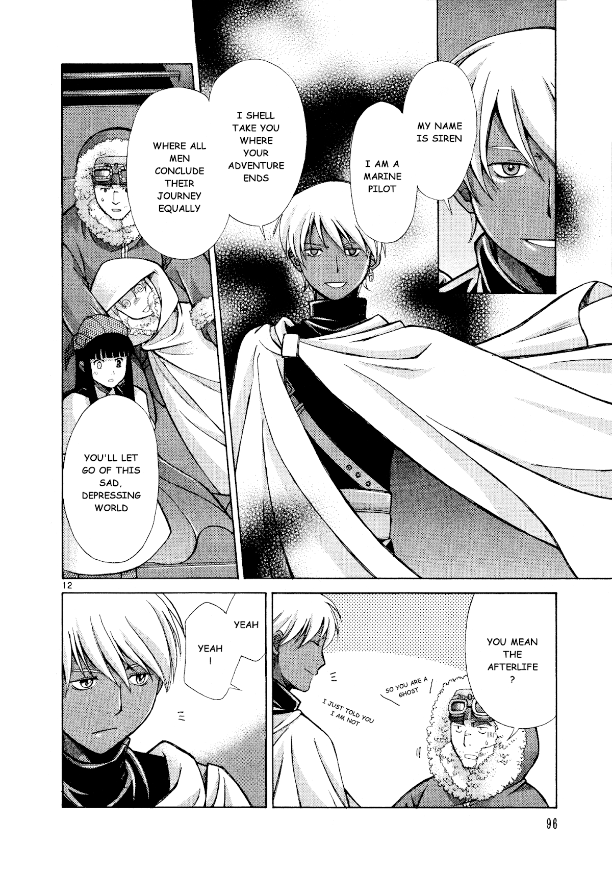 Ergo Proxy: Centzon Hitchers and Undertaker Chapter 8 page 13 - Chapter 8: Listen To The Wind's Chant
