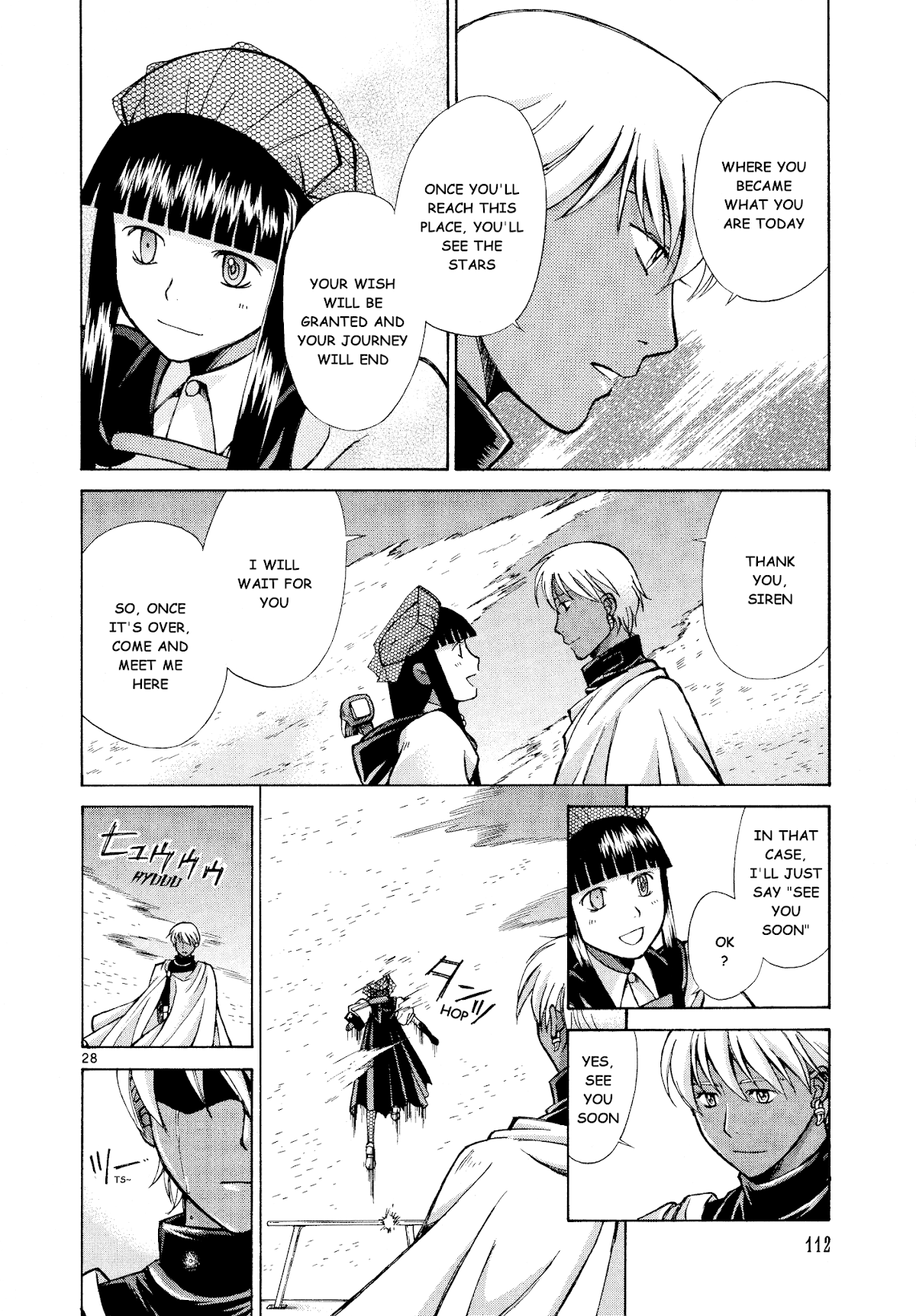 Ergo Proxy: Centzon Hitchers and Undertaker Chapter 8 page 28 - Chapter 8: Listen To The Wind's Chant