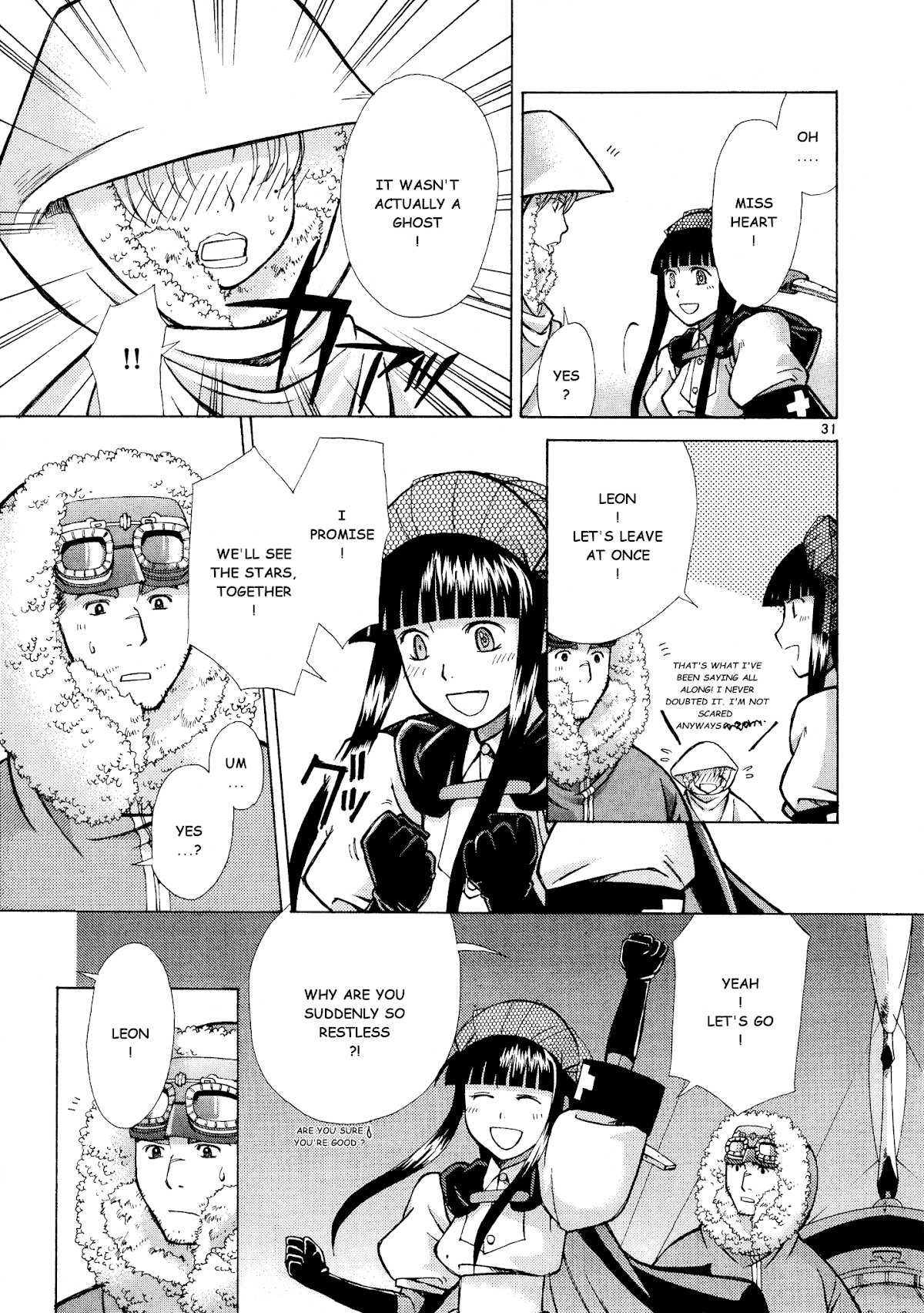Ergo Proxy: Centzon Hitchers and Undertaker Chapter 8 page 31 - Chapter 8: Listen To The Wind's Chant
