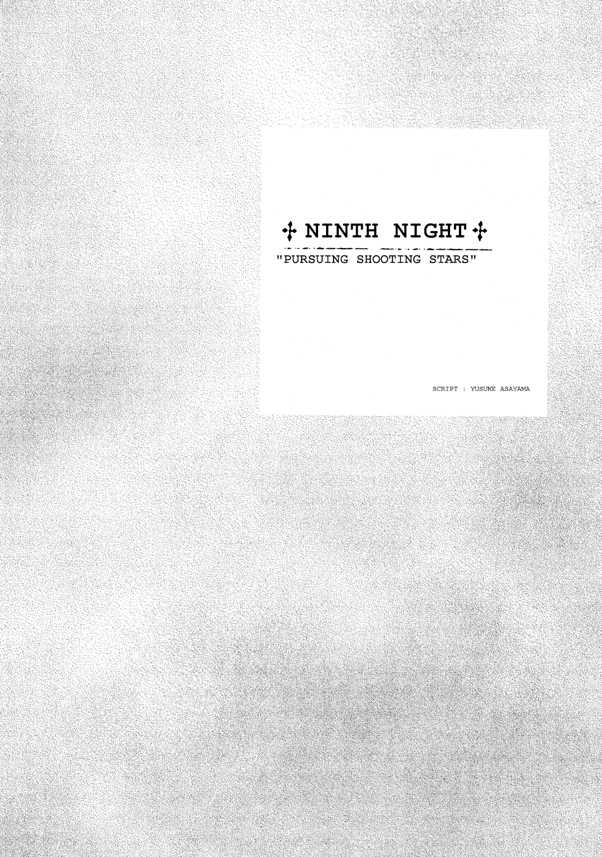 Ergo Proxy: Centzon Hitchers and Undertaker Chapter 9 page 1 - Chapter 9: Pursuing Shooting Stars