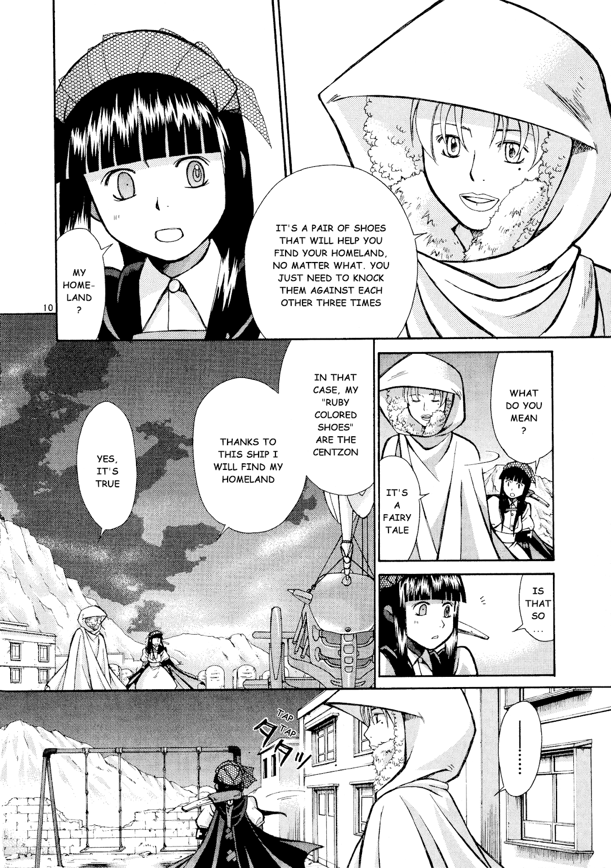 Ergo Proxy: Centzon Hitchers and Undertaker Chapter 9 page 11 - Chapter 9: Pursuing Shooting Stars
