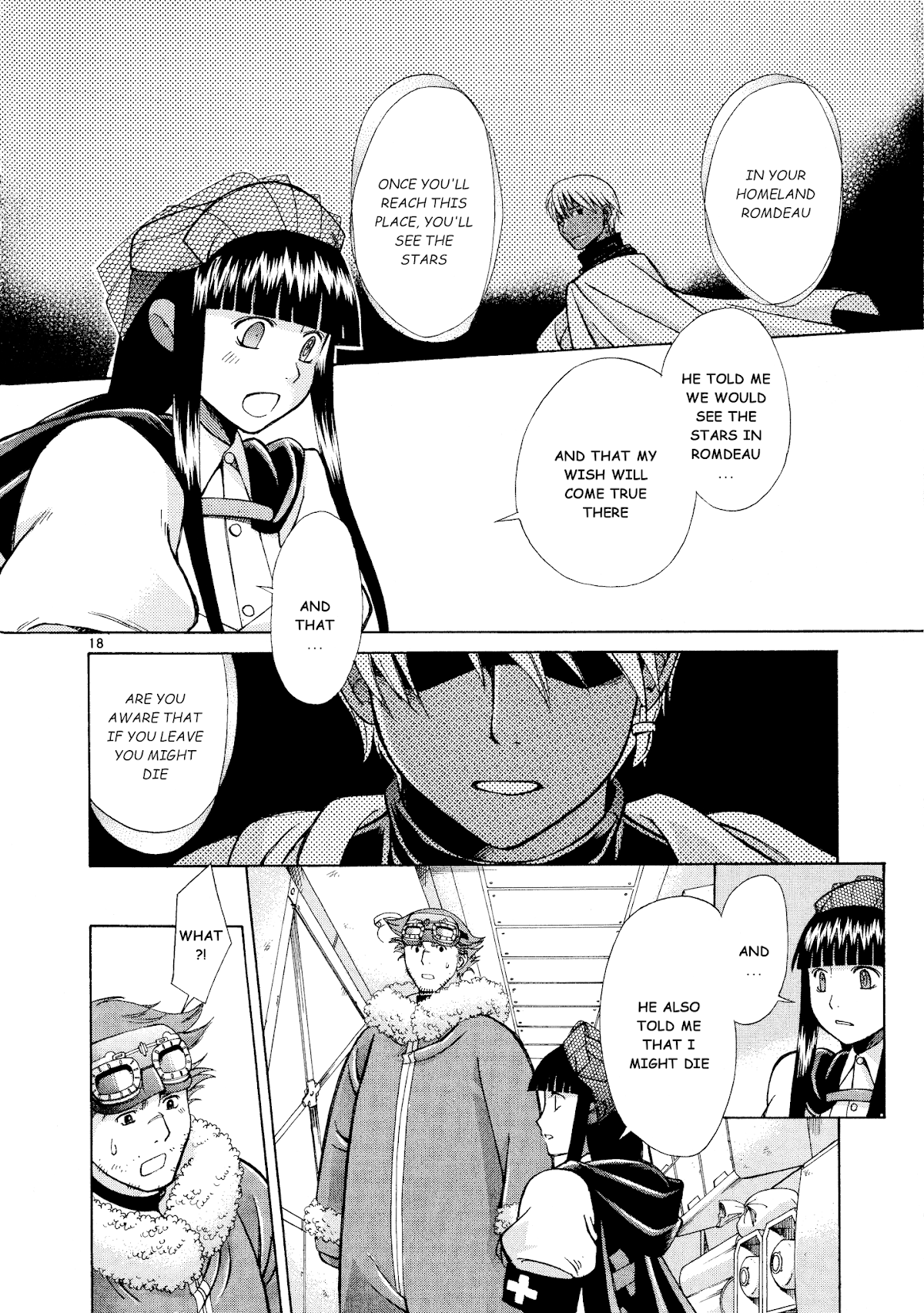 Ergo Proxy: Centzon Hitchers and Undertaker Chapter 9 page 19 - Chapter 9: Pursuing Shooting Stars