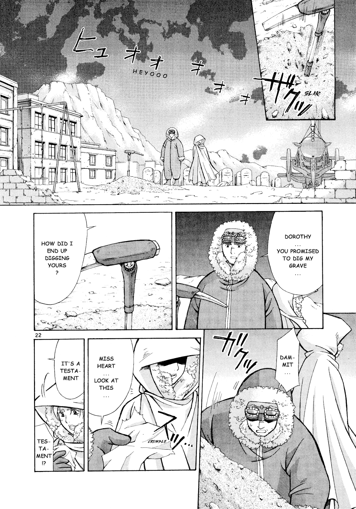 Ergo Proxy: Centzon Hitchers and Undertaker Chapter 9 page 23 - Chapter 9: Pursuing Shooting Stars