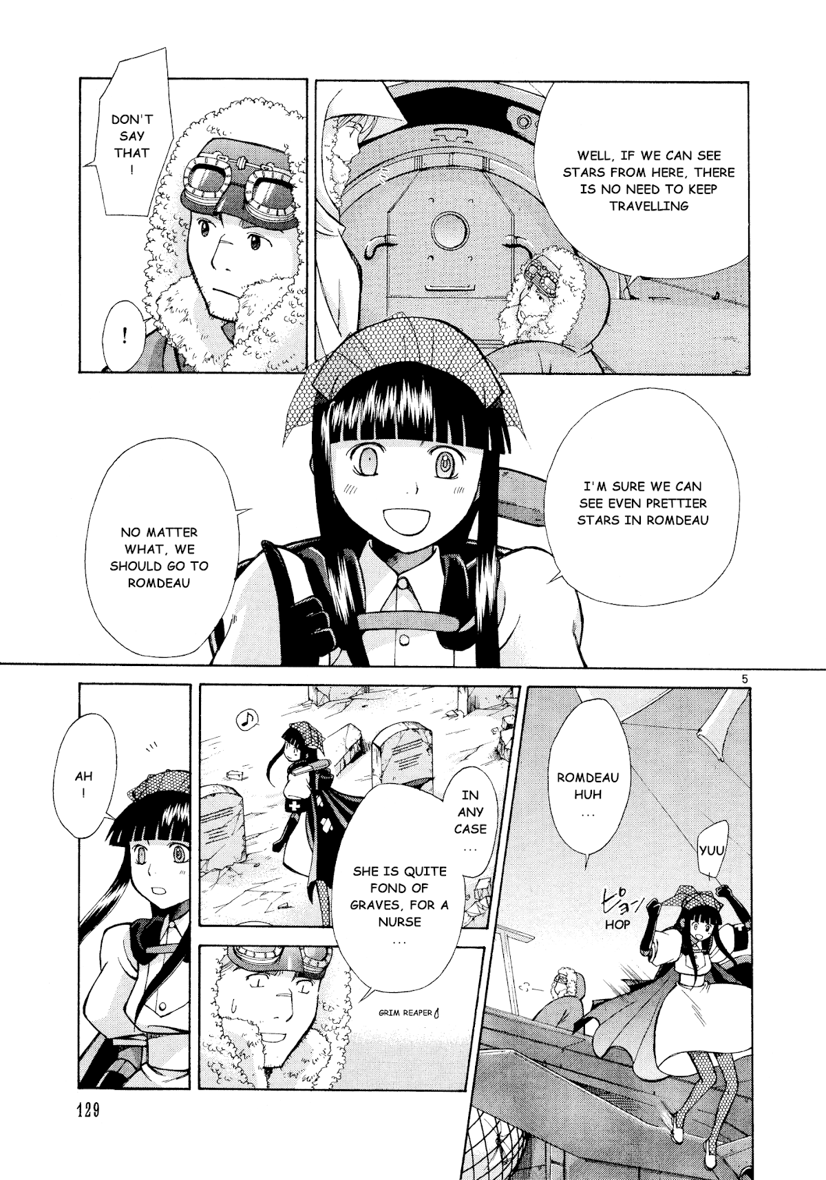 Ergo Proxy: Centzon Hitchers and Undertaker Chapter 9 page 6 - Chapter 9: Pursuing Shooting Stars