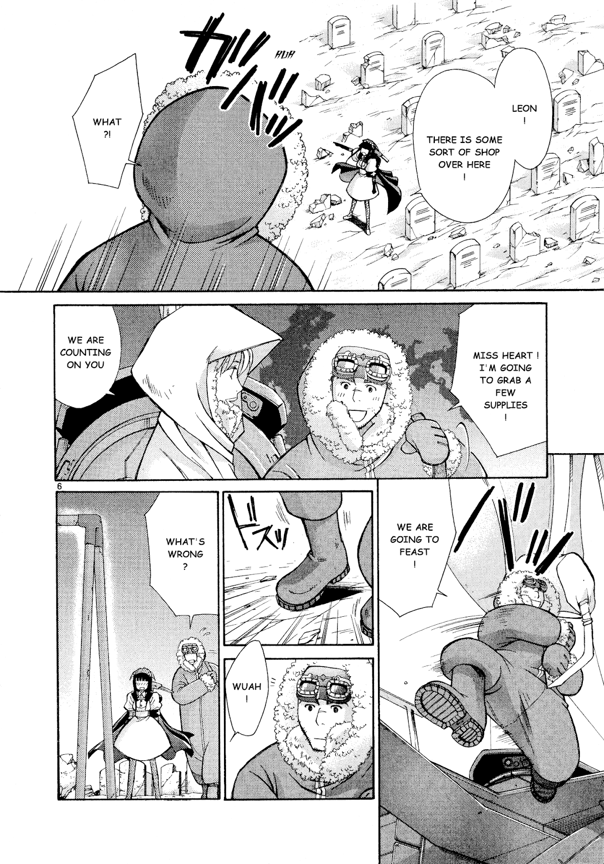 Ergo Proxy: Centzon Hitchers and Undertaker Chapter 9 page 7 - Chapter 9: Pursuing Shooting Stars