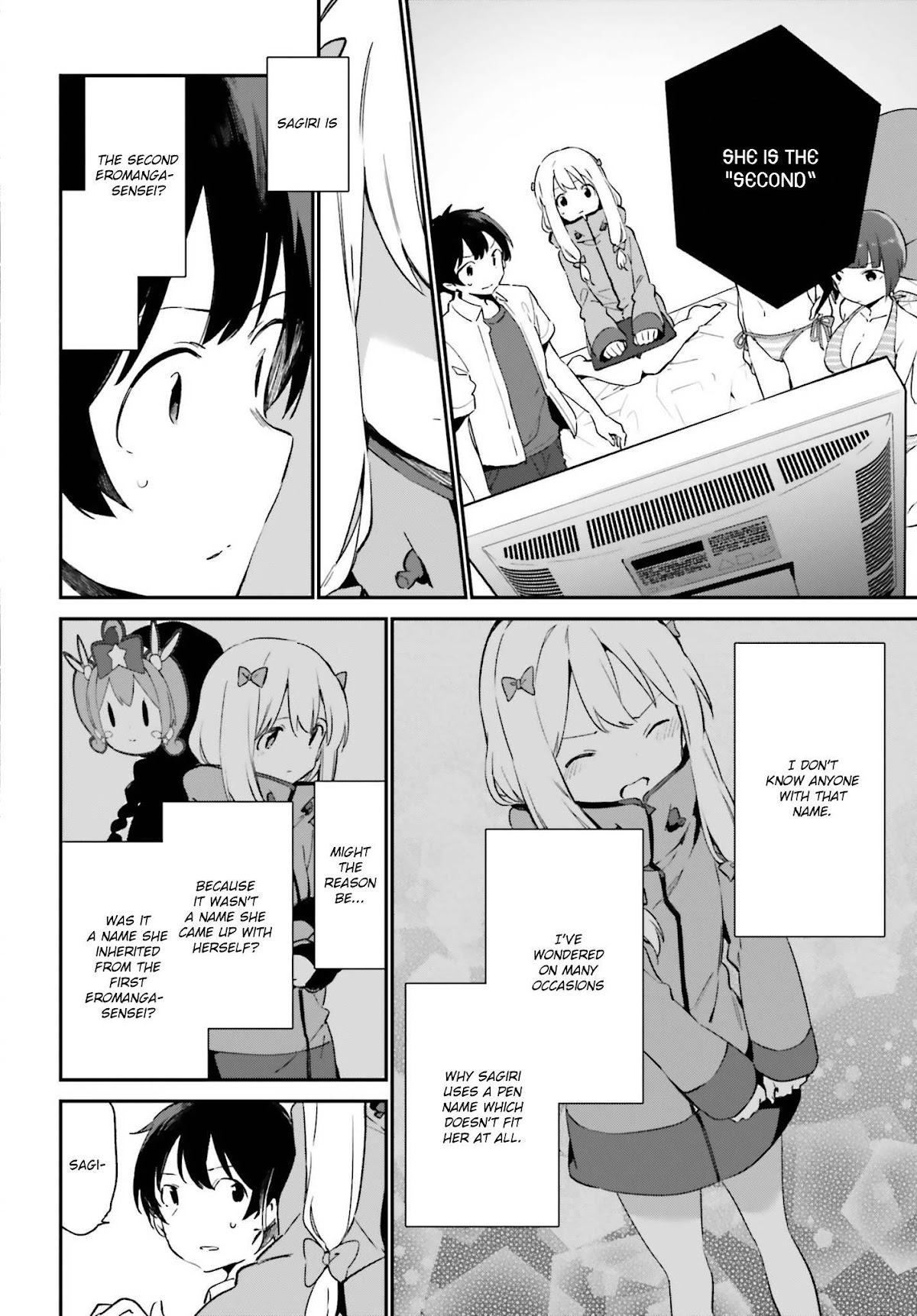 Ero Manga Sensei Chapter 37 page 21 - Chapter 37: Eromanga-Sensei vs. Eromanga-Sensei G