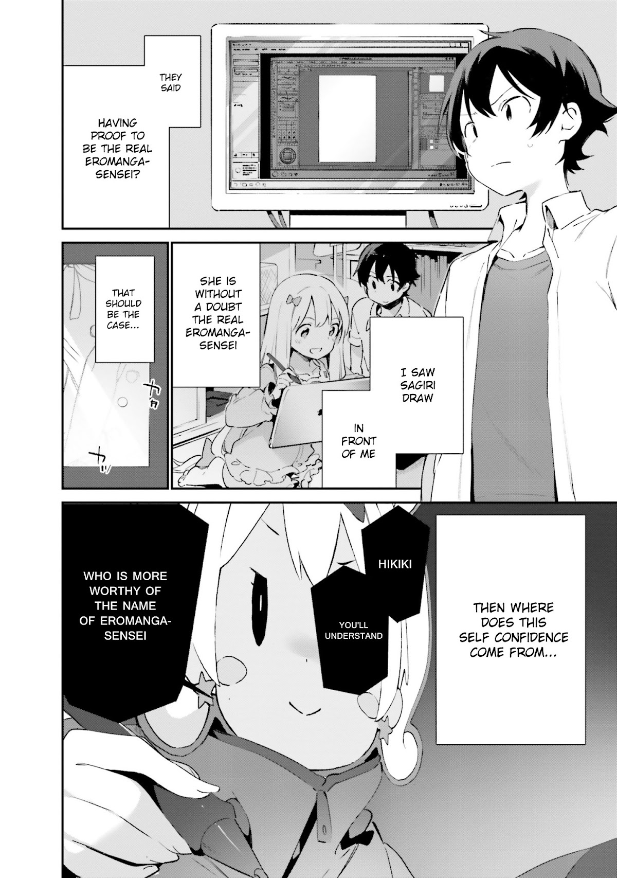 Ero Manga Sensei Chapter 38 page 4 - Chapter 38: Eromanga-sensei VS Eromanga-sensei G (2)