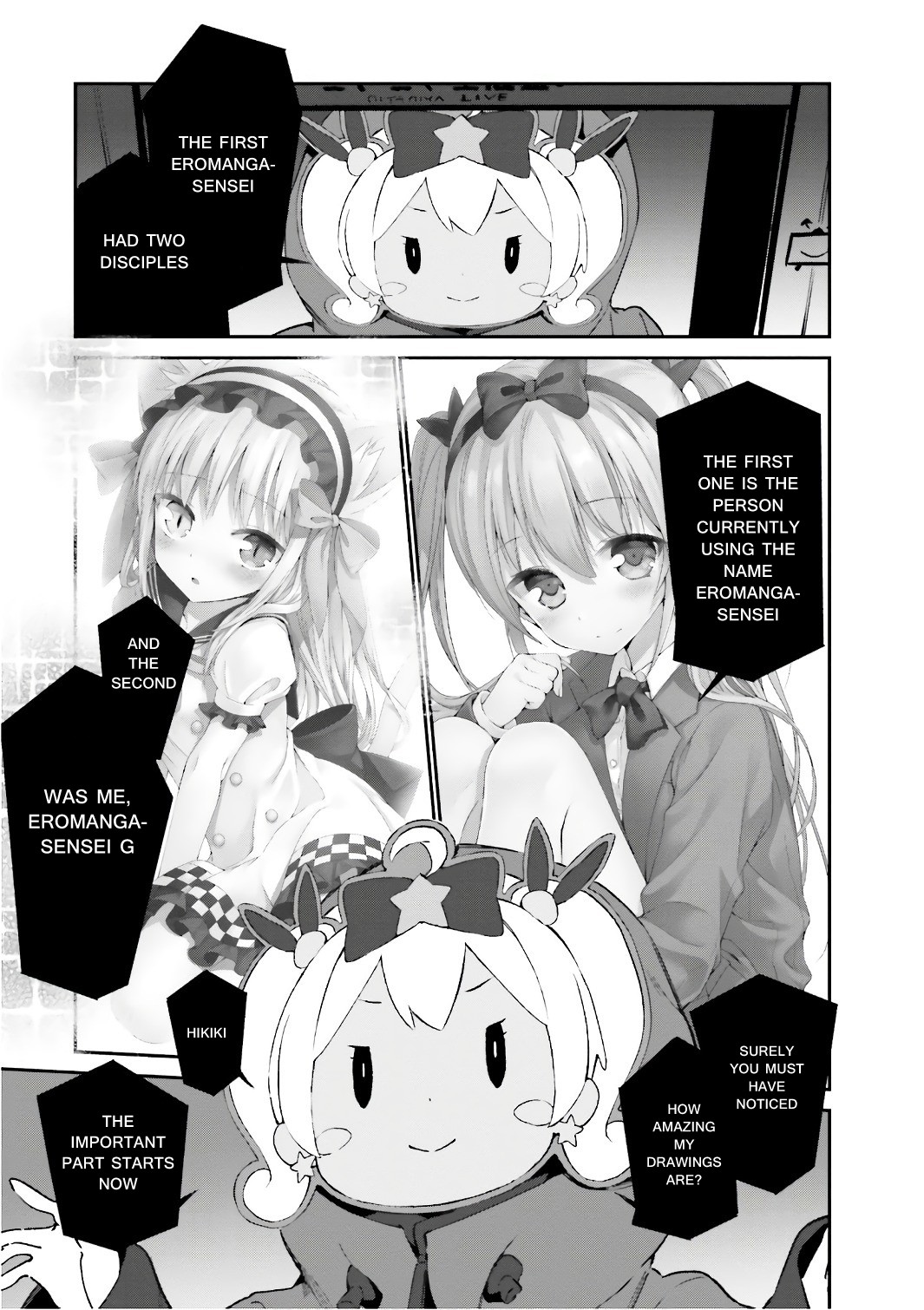 Ero Manga Sensei Chapter 39 page 1 - Chapter 39: Eromanga-sensei VS Eromanga-sensei G (3)
