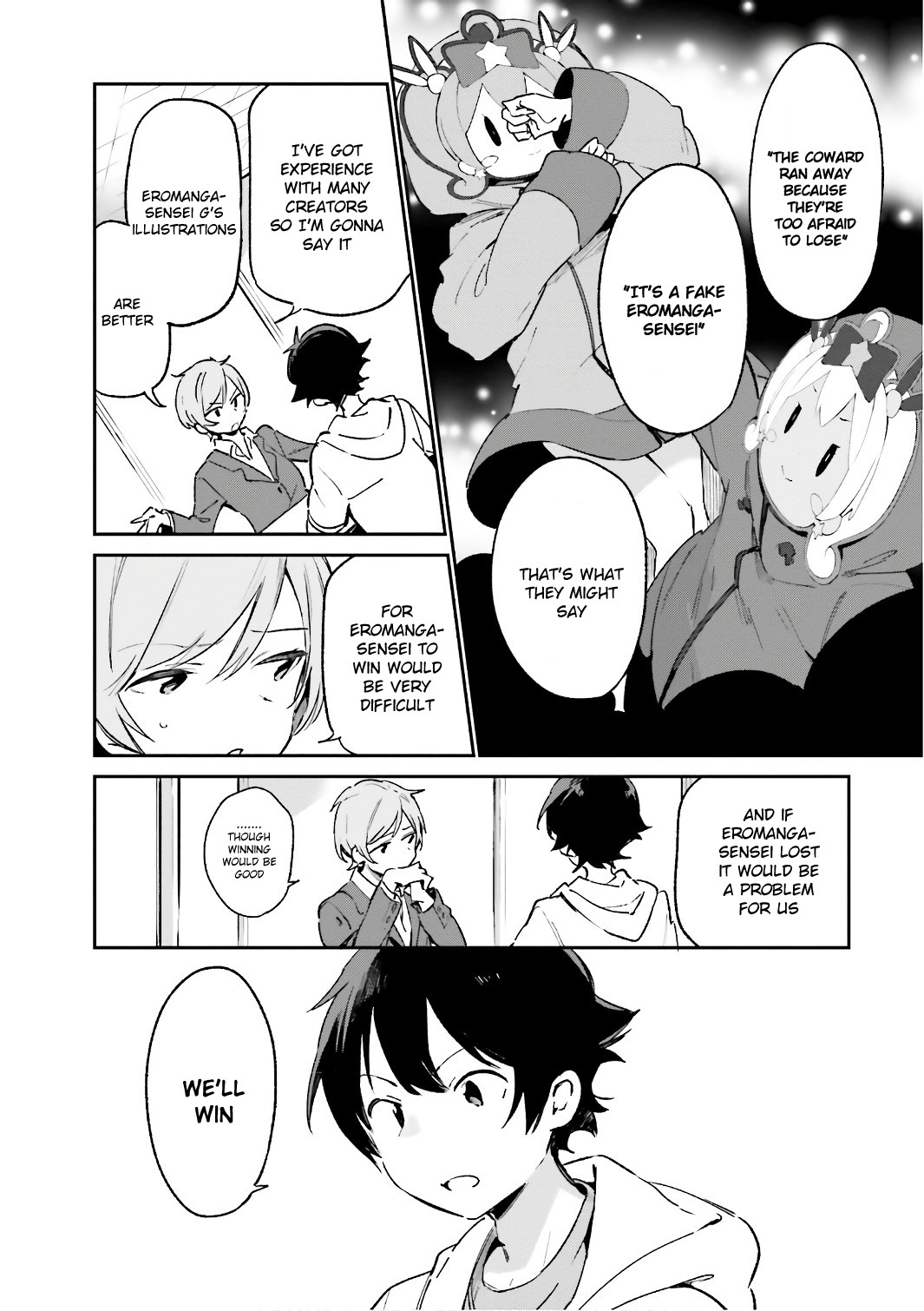 Ero Manga Sensei Chapter 39 page 6 - Chapter 39: Eromanga-sensei VS Eromanga-sensei G (3)