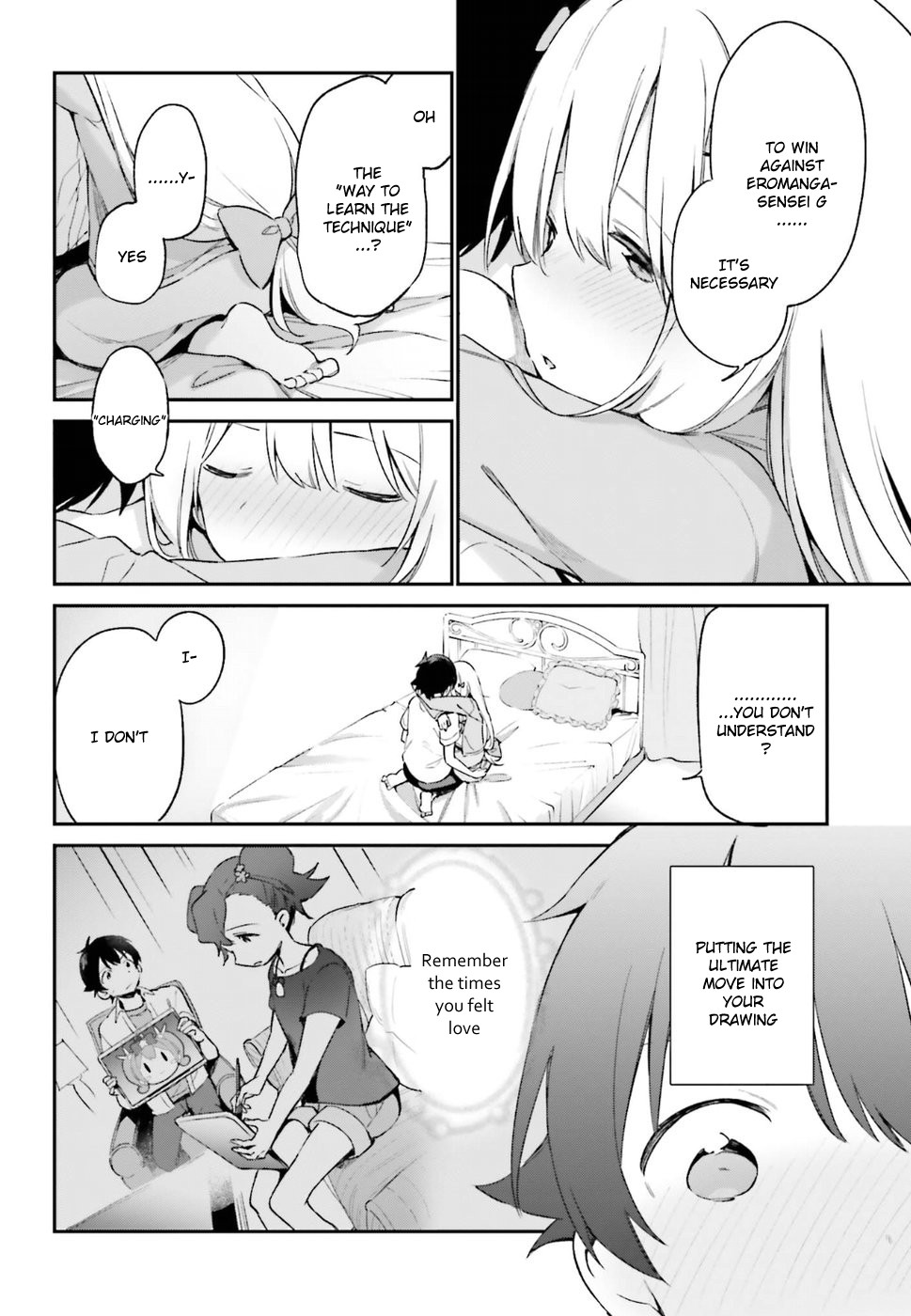 Ero Manga Sensei Chapter 42 page 12 - Chapter 42: Eromanga-sensei VS Eromanga-sensei G (6)