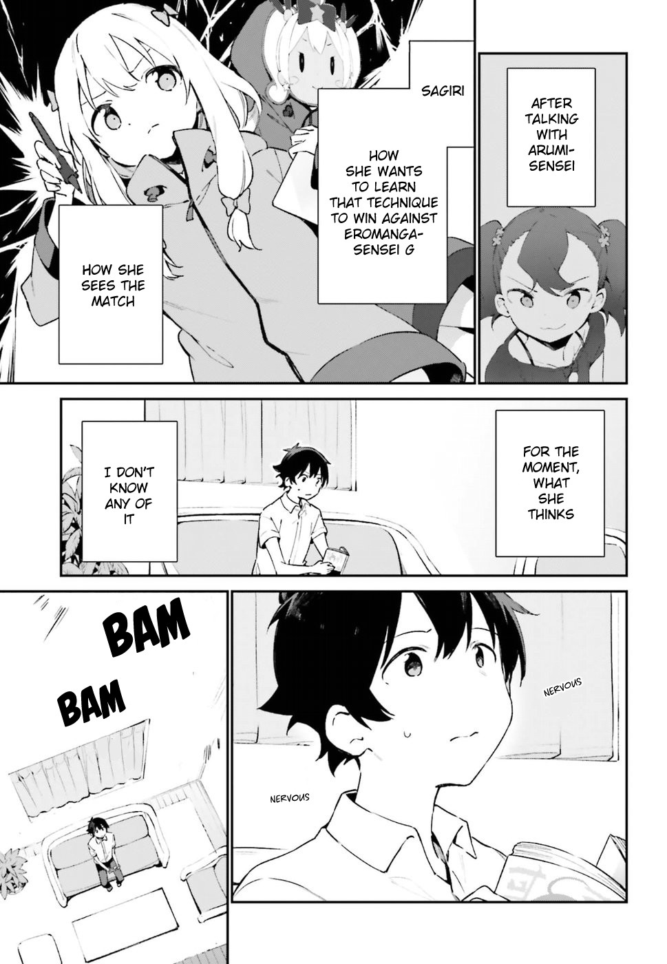 Ero Manga Sensei Chapter 42 page 3 - Chapter 42: Eromanga-sensei VS Eromanga-sensei G (6)