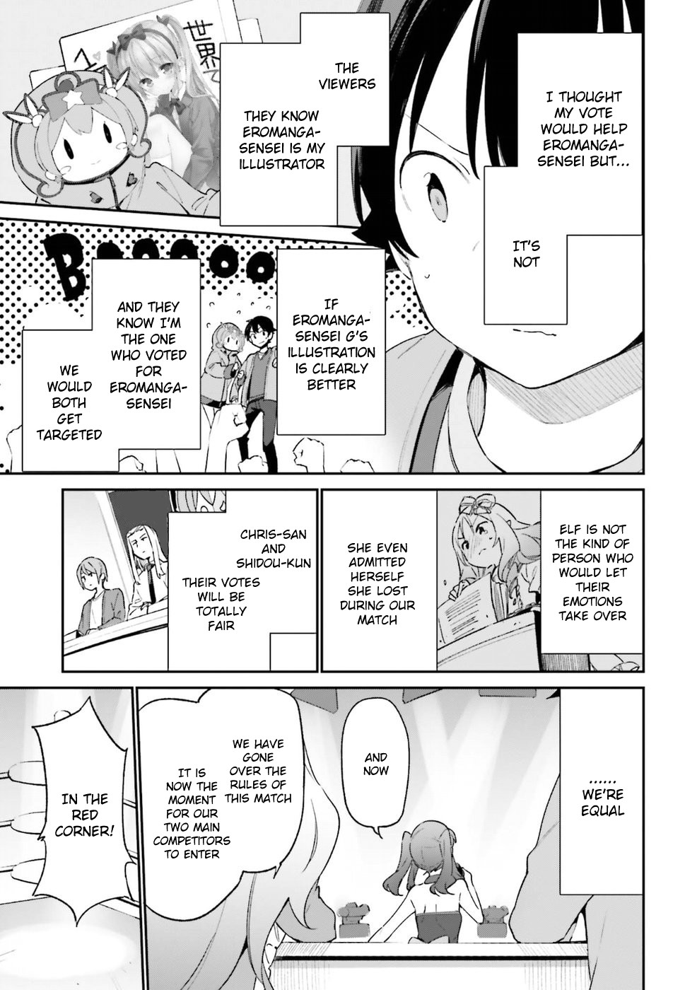 Ero Manga Sensei Chapter 43 page 13 - Chapter 43: Eromanga-sensei VS Eromanga-sensei G (7)