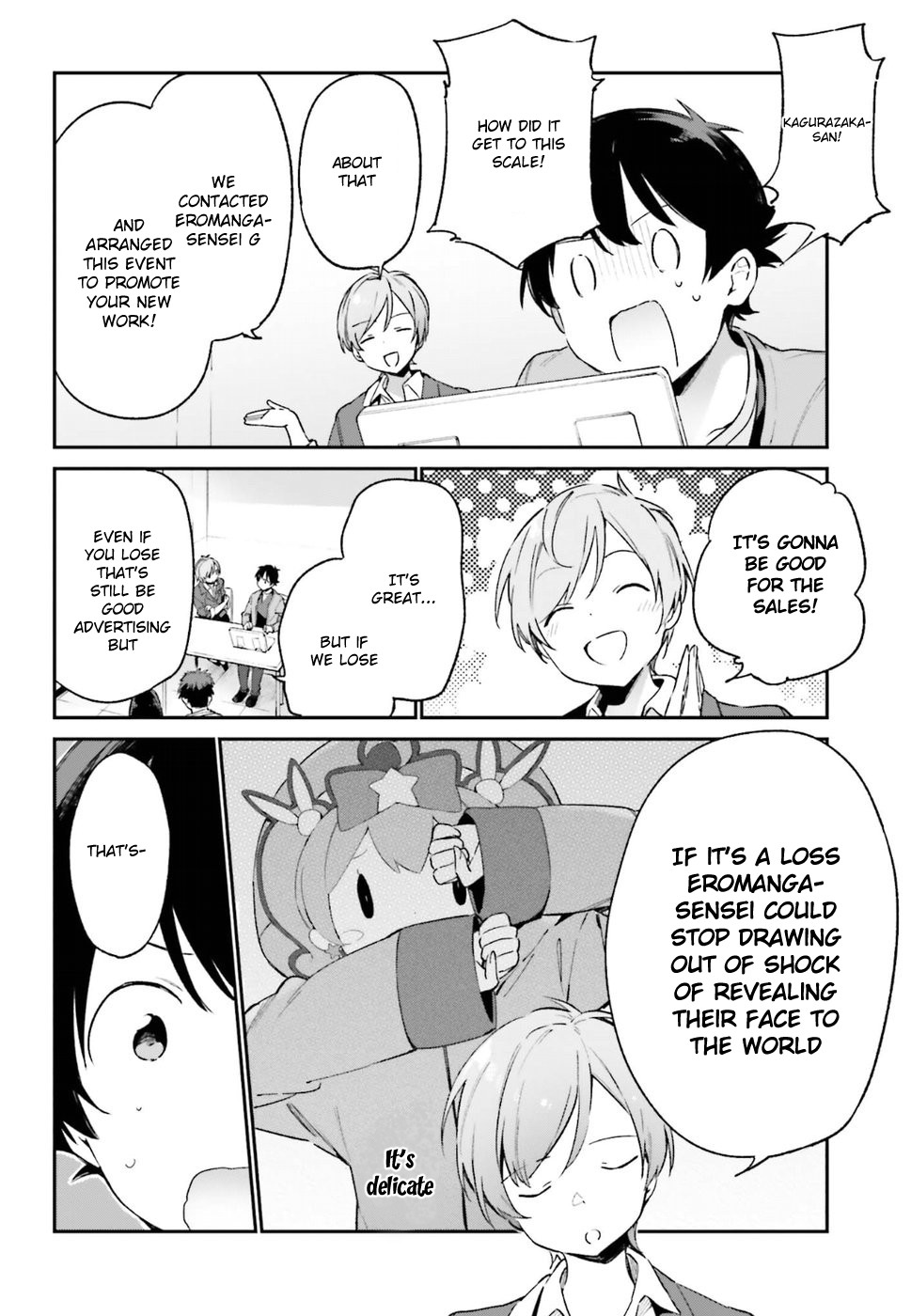 Ero Manga Sensei Chapter 43 page 4 - Chapter 43: Eromanga-sensei VS Eromanga-sensei G (7)