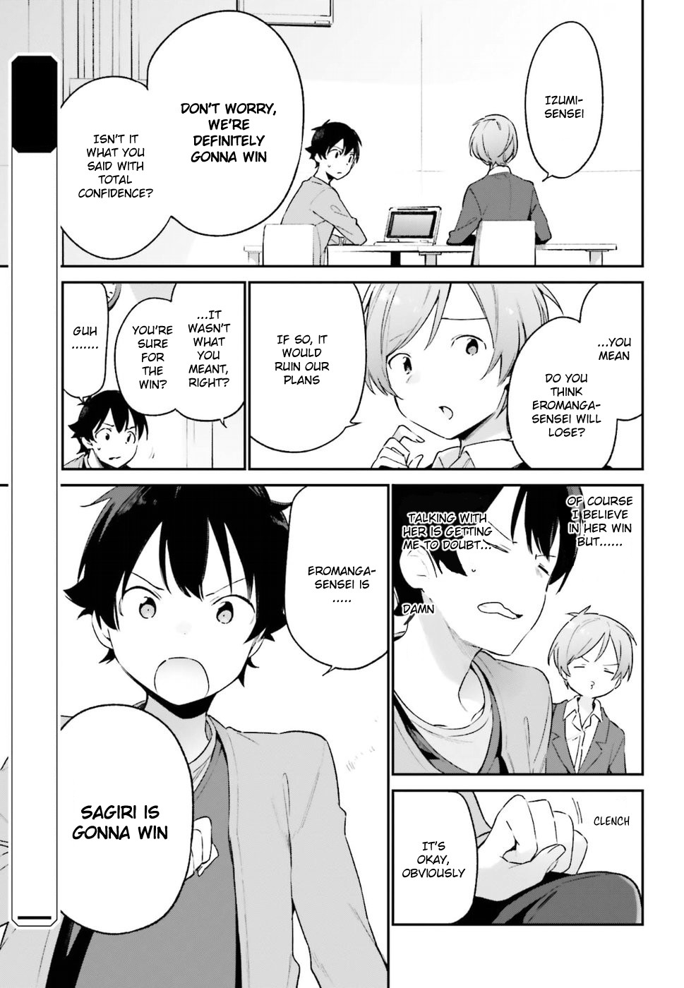 Ero Manga Sensei Chapter 43 page 5 - Chapter 43: Eromanga-sensei VS Eromanga-sensei G (7)