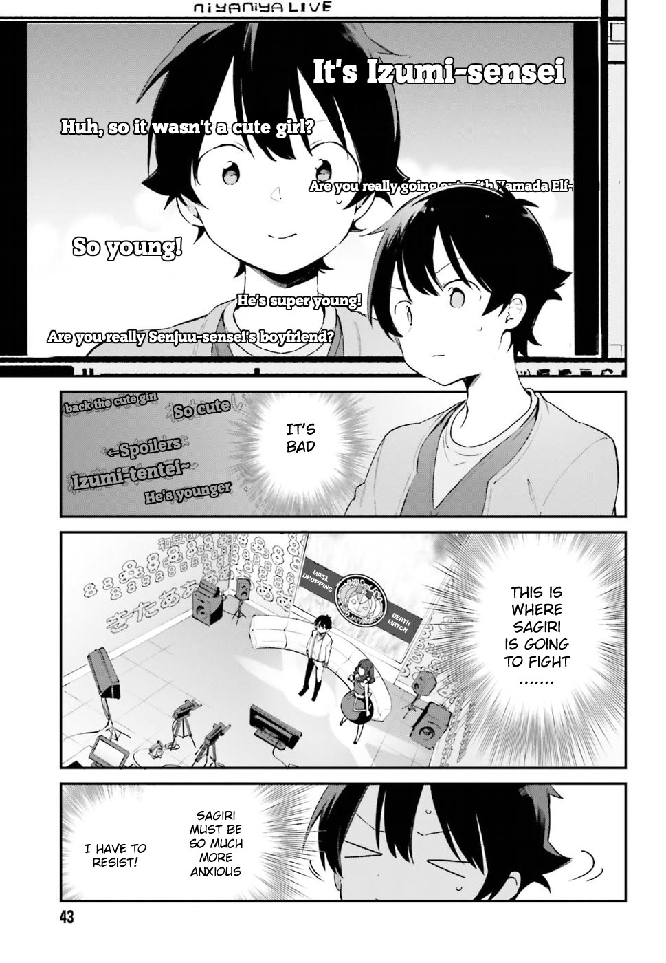 Ero Manga Sensei Chapter 43 page 7 - Chapter 43: Eromanga-sensei VS Eromanga-sensei G (7)