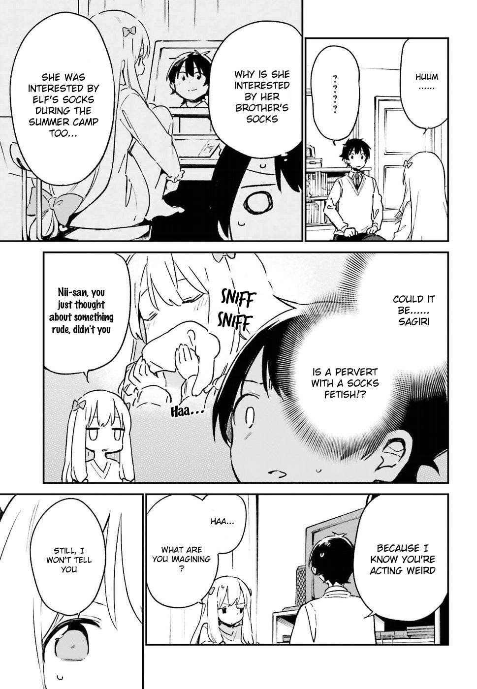 Ero Manga Sensei Chapter 52 page 15 - Chapter 52: Sagiri's Christmas (2)
