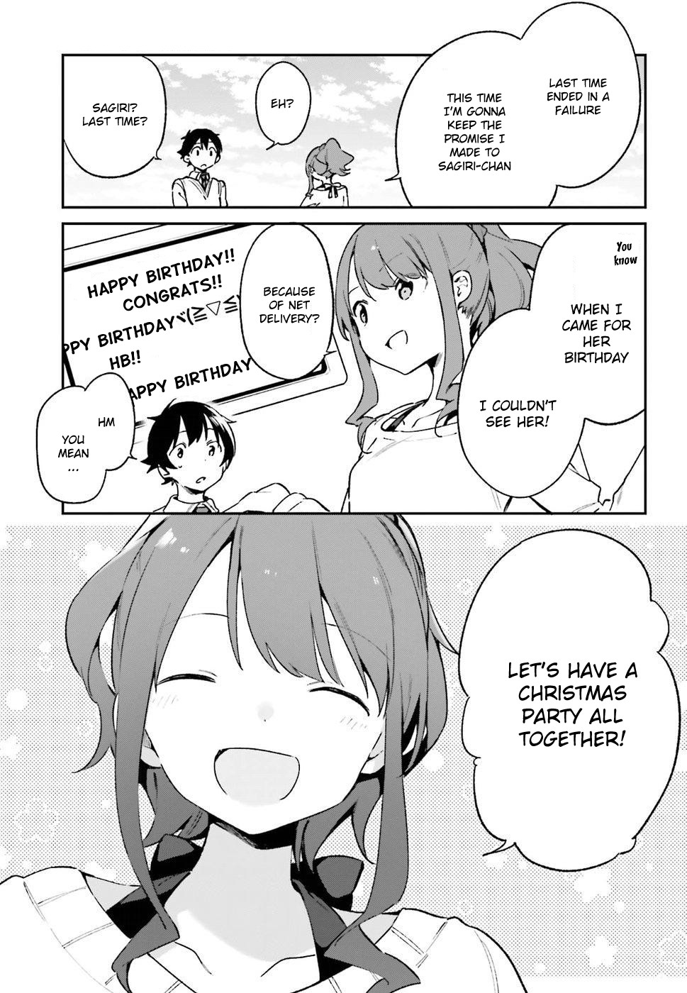 Ero Manga Sensei Chapter 52 page 3 - Chapter 52: Sagiri's Christmas (2)