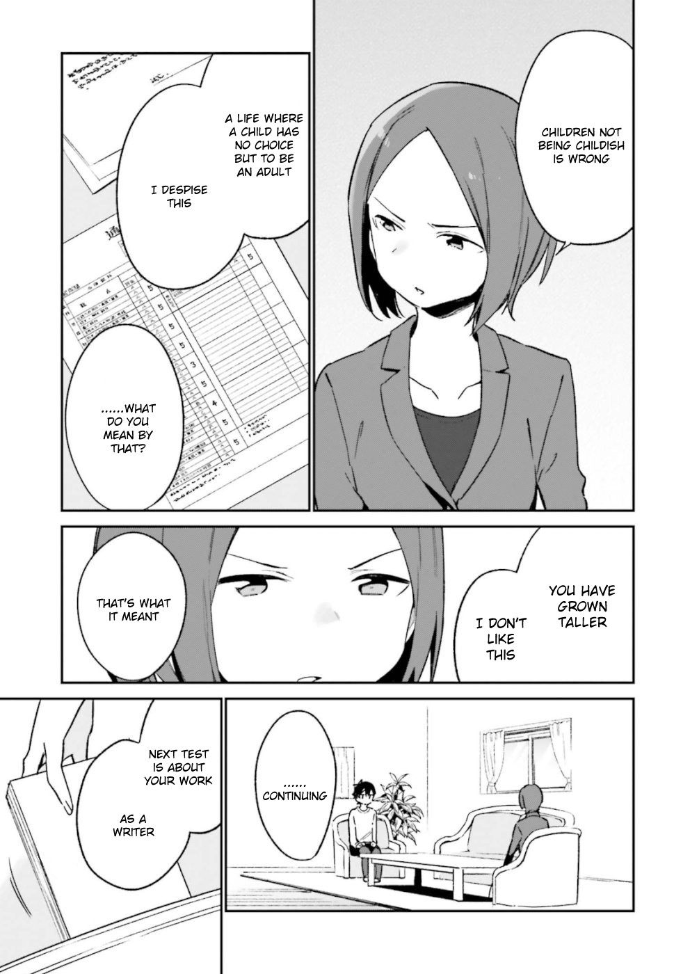 Ero Manga Sensei Chapter 59 page 15 - Chapter 59: Sagiri's First Day of School (2)
