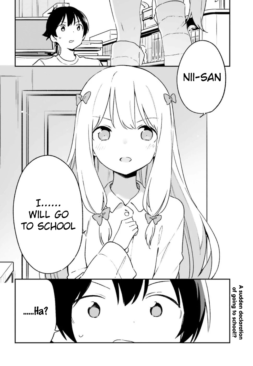Ero Manga Sensei Chapter 61 page 12 - Chapter 61: Sagiri's First Day of School (4)
