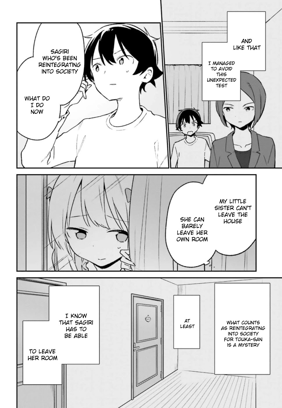Ero Manga Sensei Chapter 61 page 4 - Chapter 61: Sagiri's First Day of School (4)