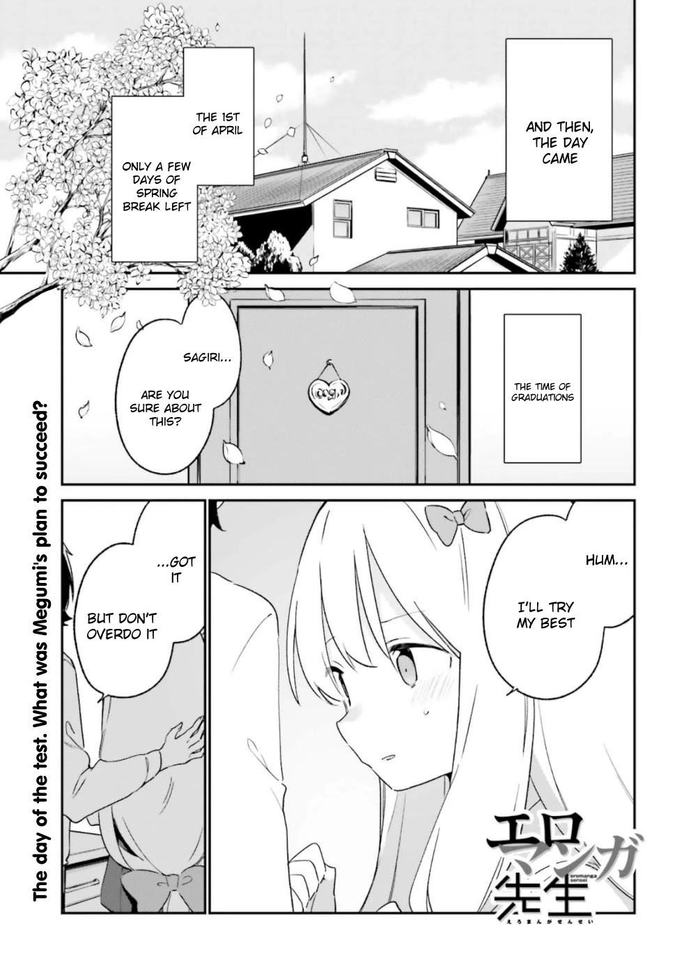 Ero Manga Sensei Chapter 63 page 1 - Chapter 63: Sagiri's First Day of School (6)