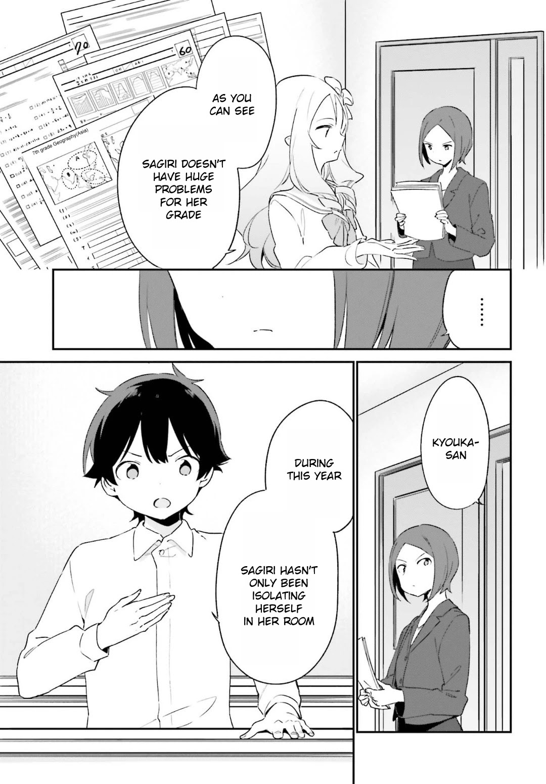 Ero Manga Sensei Chapter 64 page 11 - Chapter 64: Sagiri's First Day of School (7)