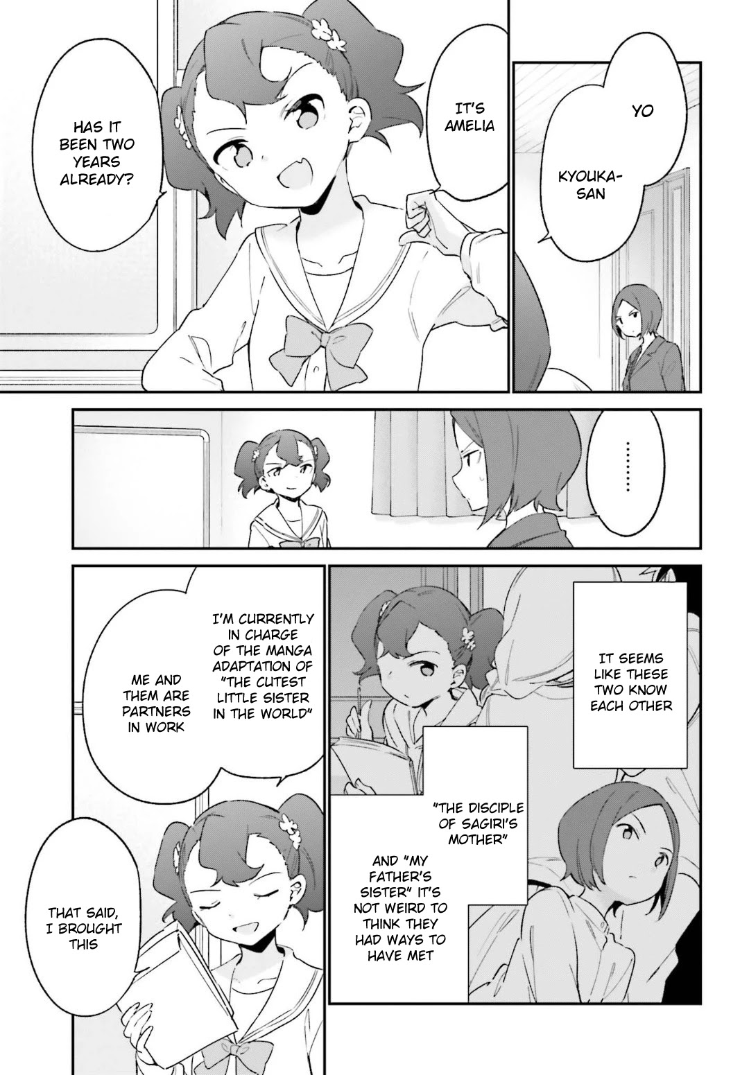 Ero Manga Sensei Chapter 64 page 7 - Chapter 64: Sagiri's First Day of School (7)