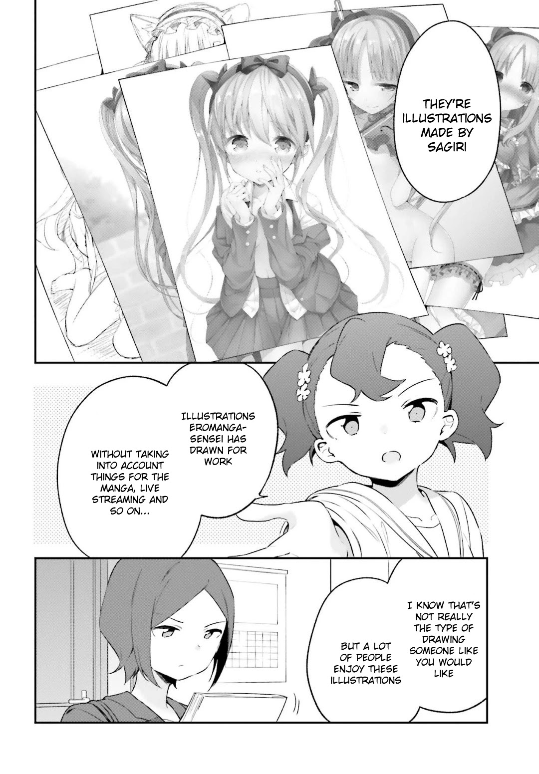 Ero Manga Sensei Chapter 64 page 8 - Chapter 64: Sagiri's First Day of School (7)