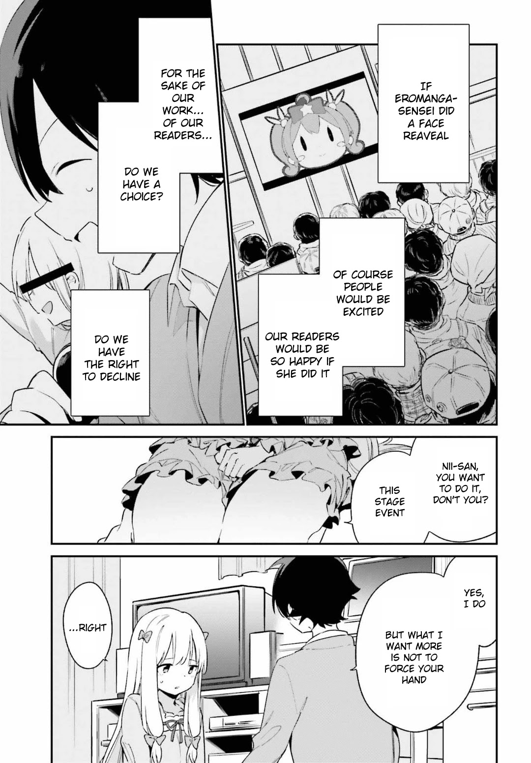 Ero Manga Sensei Chapter 66 page 11 - Chapter 66: Eromanga-sensei on Stage (1)