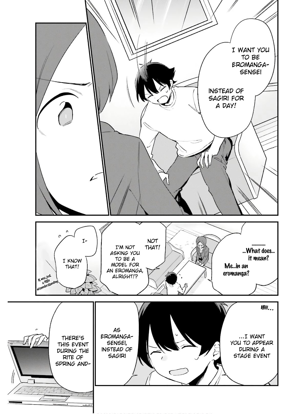 Ero Manga Sensei Chapter 67 page 5 - Chapter 67: Eromanga-sensei on Stage (2)