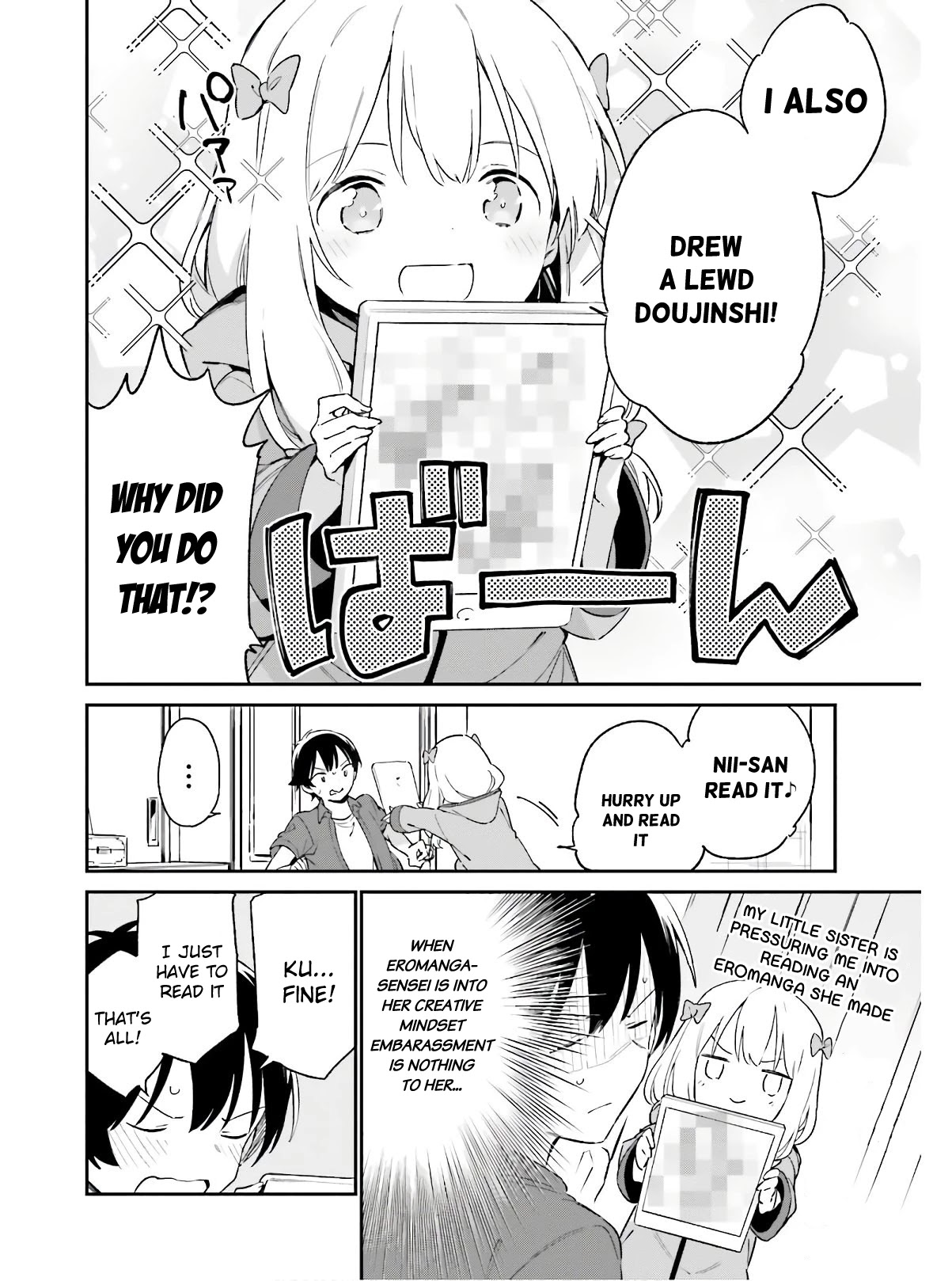 Ero Manga Sensei Chapter 72 page 8 - Chapter 72: Sagiri and the Lewd Book