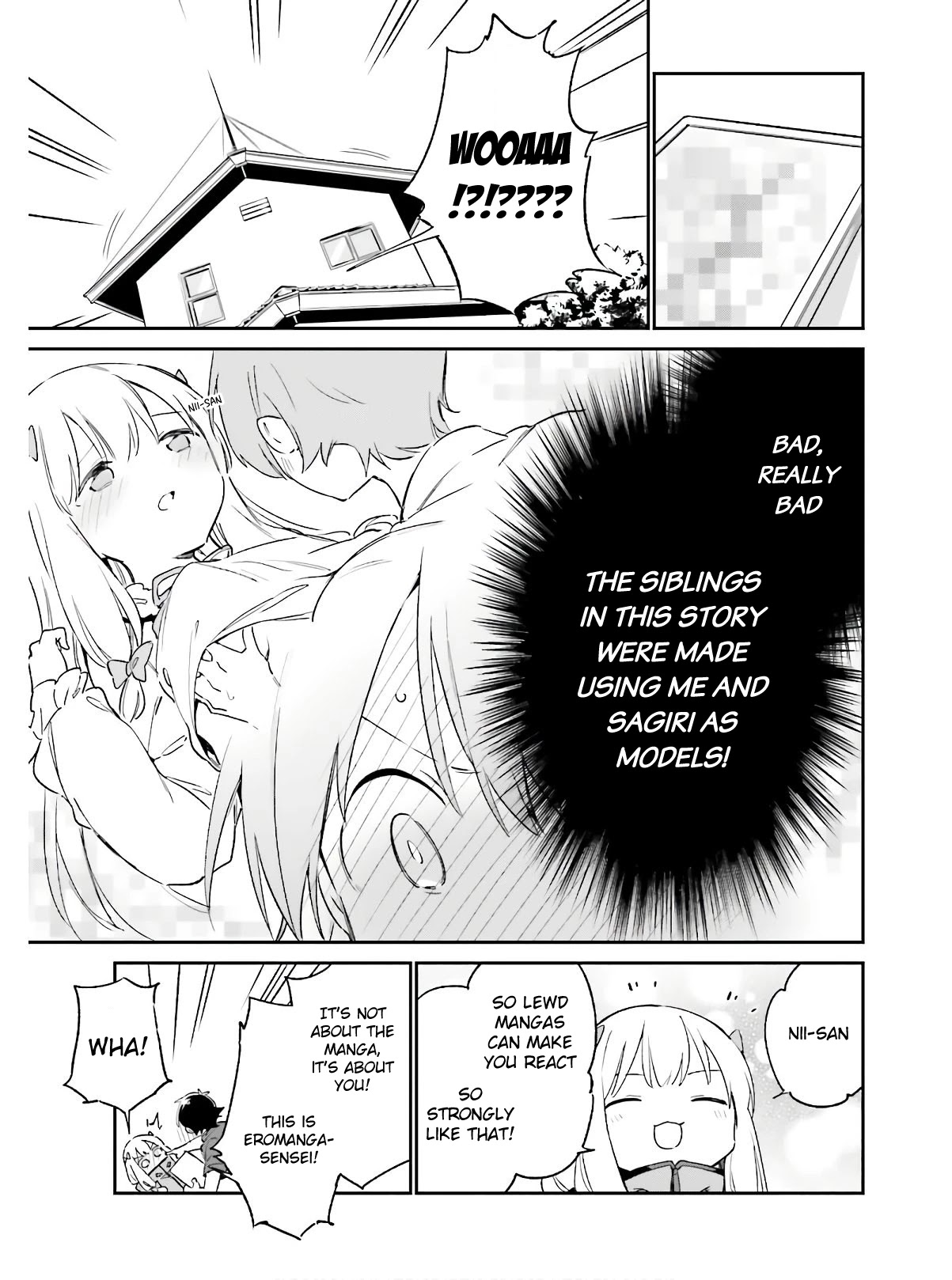 Ero Manga Sensei Chapter 72 page 9 - Chapter 72: Sagiri and the Lewd Book