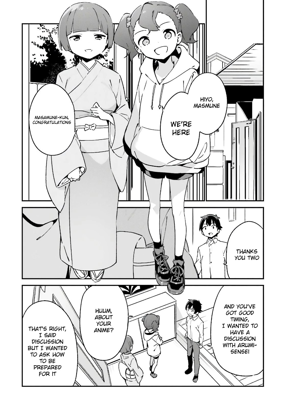 Ero Manga Sensei Chapter 74 page 22 - Chapter 74: Masamune and the Anime Announcement