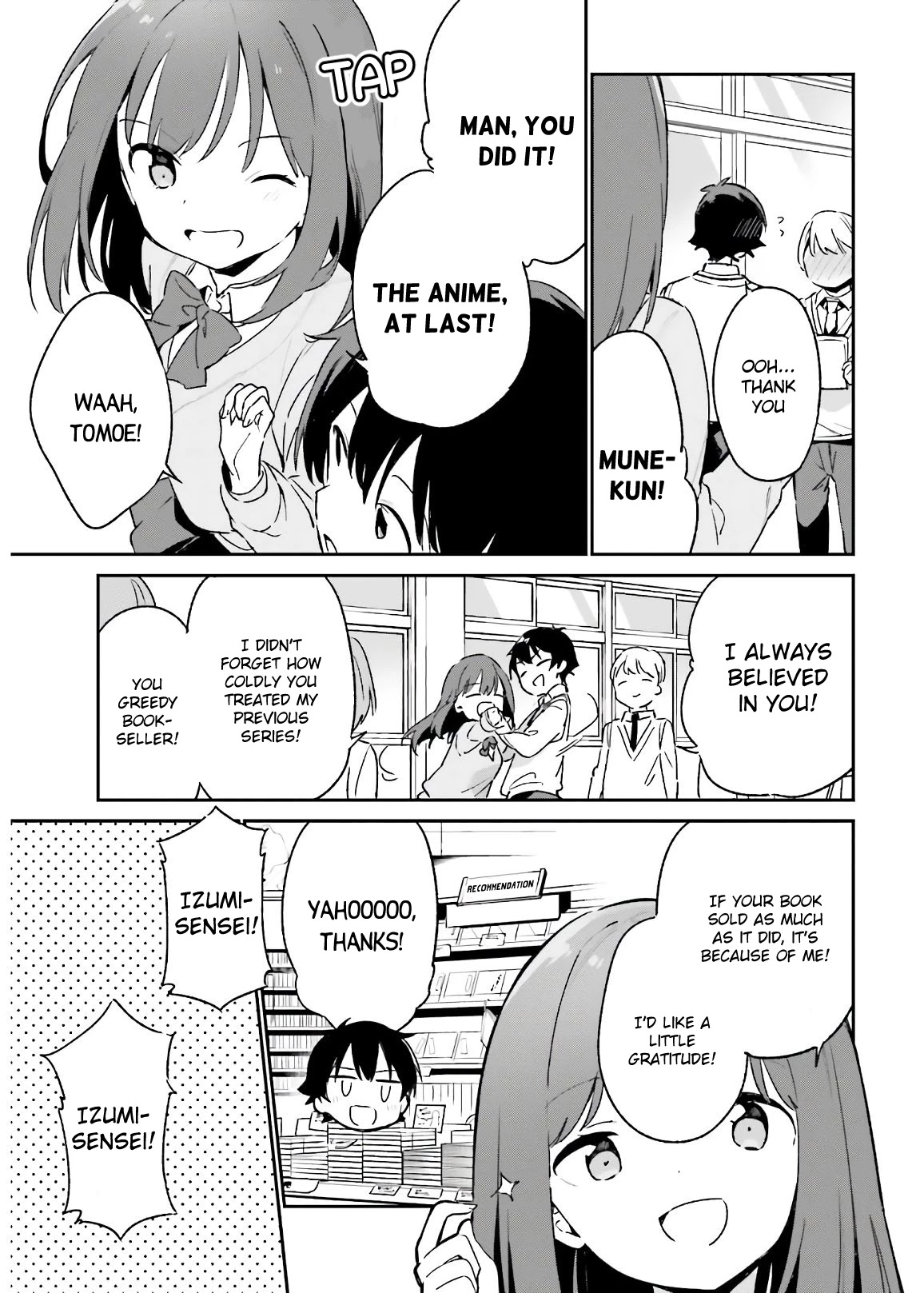 Ero Manga Sensei Chapter 74 page 5 - Chapter 74: Masamune and the Anime Announcement