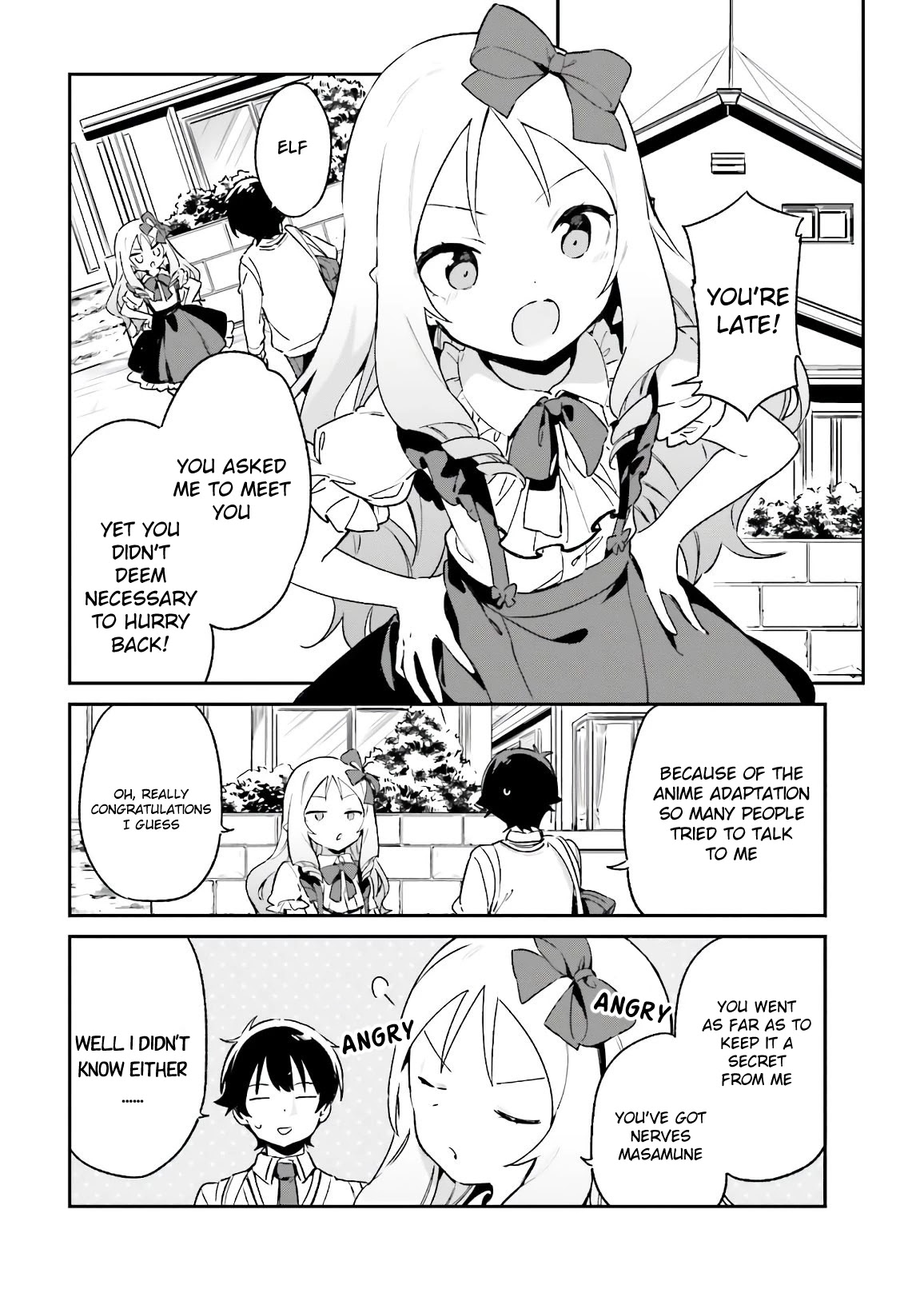 Ero Manga Sensei Chapter 74 page 8 - Chapter 74: Masamune and the Anime Announcement
