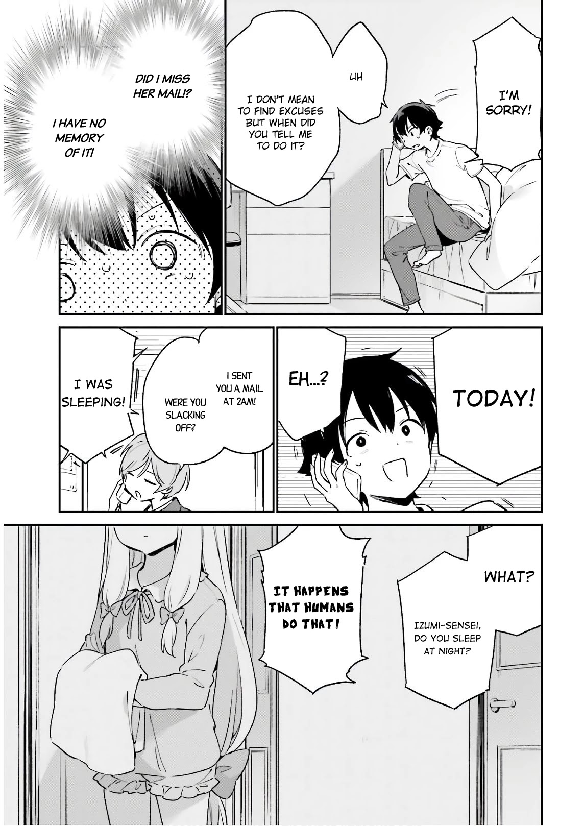 Ero Manga Sensei Chapter 75 page 11 - Chapter 75: Sagiri and the New Life
