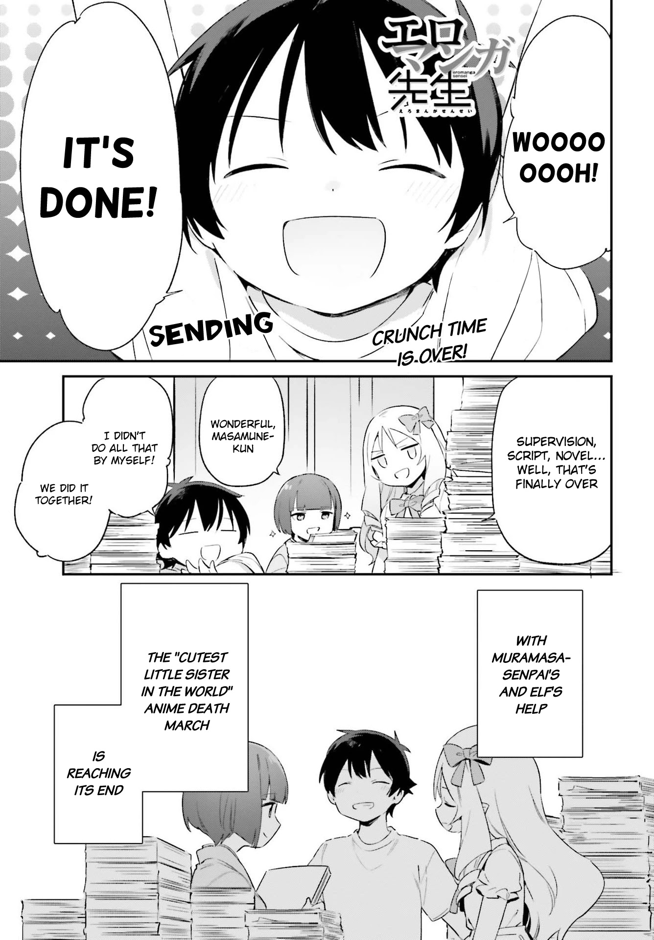 Ero Manga Sensei Chapter 77 page 1 - Chapter 77: Sagiri and the Cohabitation (2)