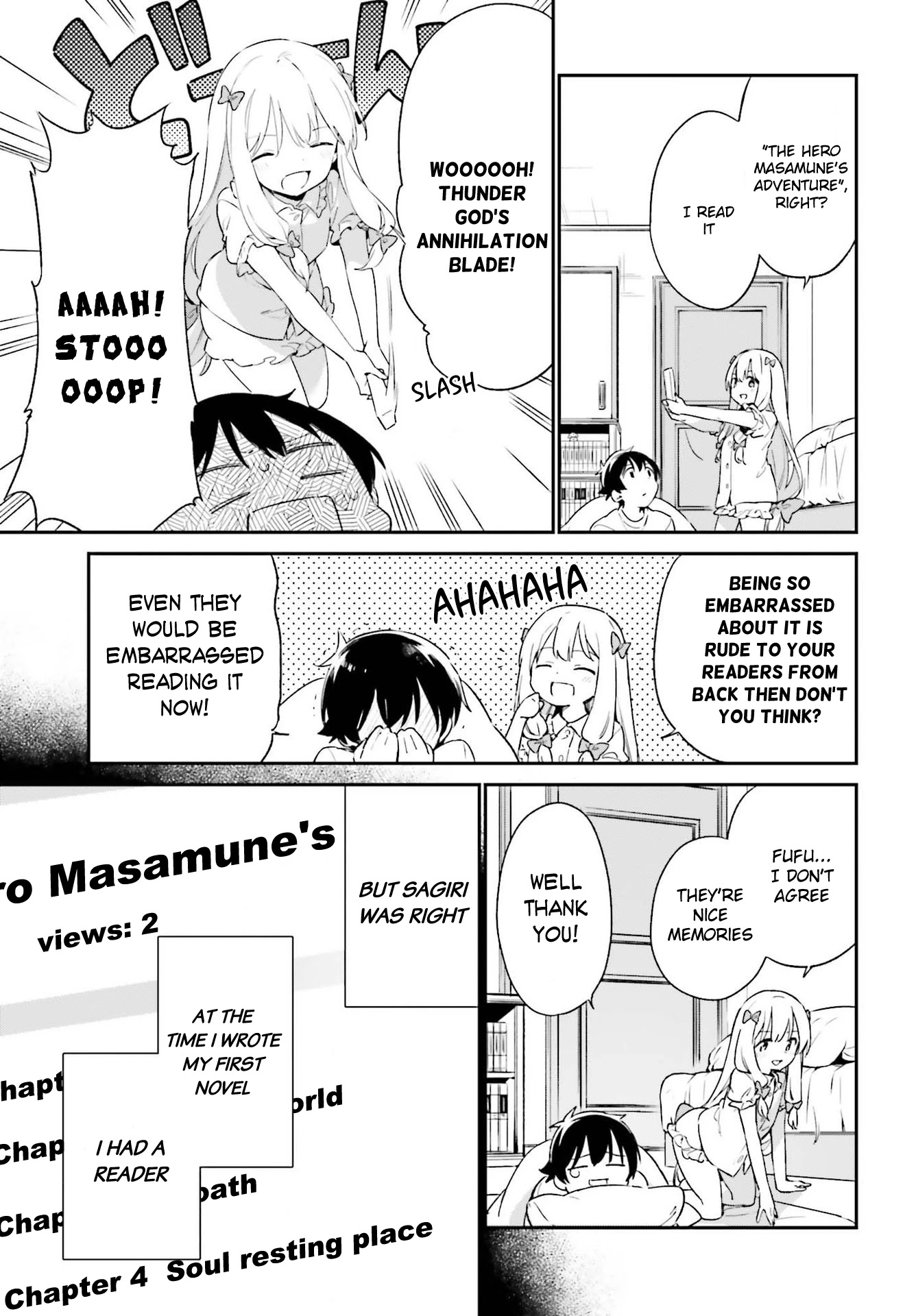 Ero Manga Sensei Chapter 77 page 11 - Chapter 77: Sagiri and the Cohabitation (2)