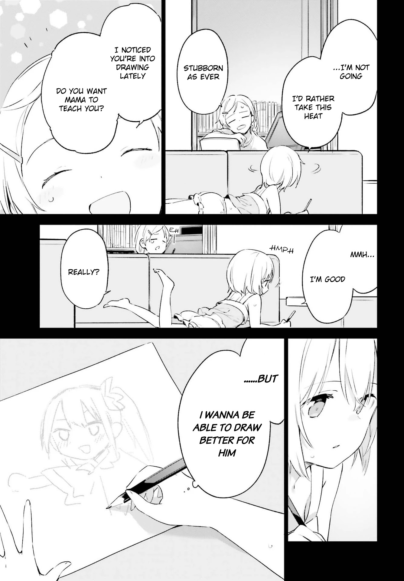 Ero Manga Sensei Chapter 77 page 23 - Chapter 77: Sagiri and the Cohabitation (2)