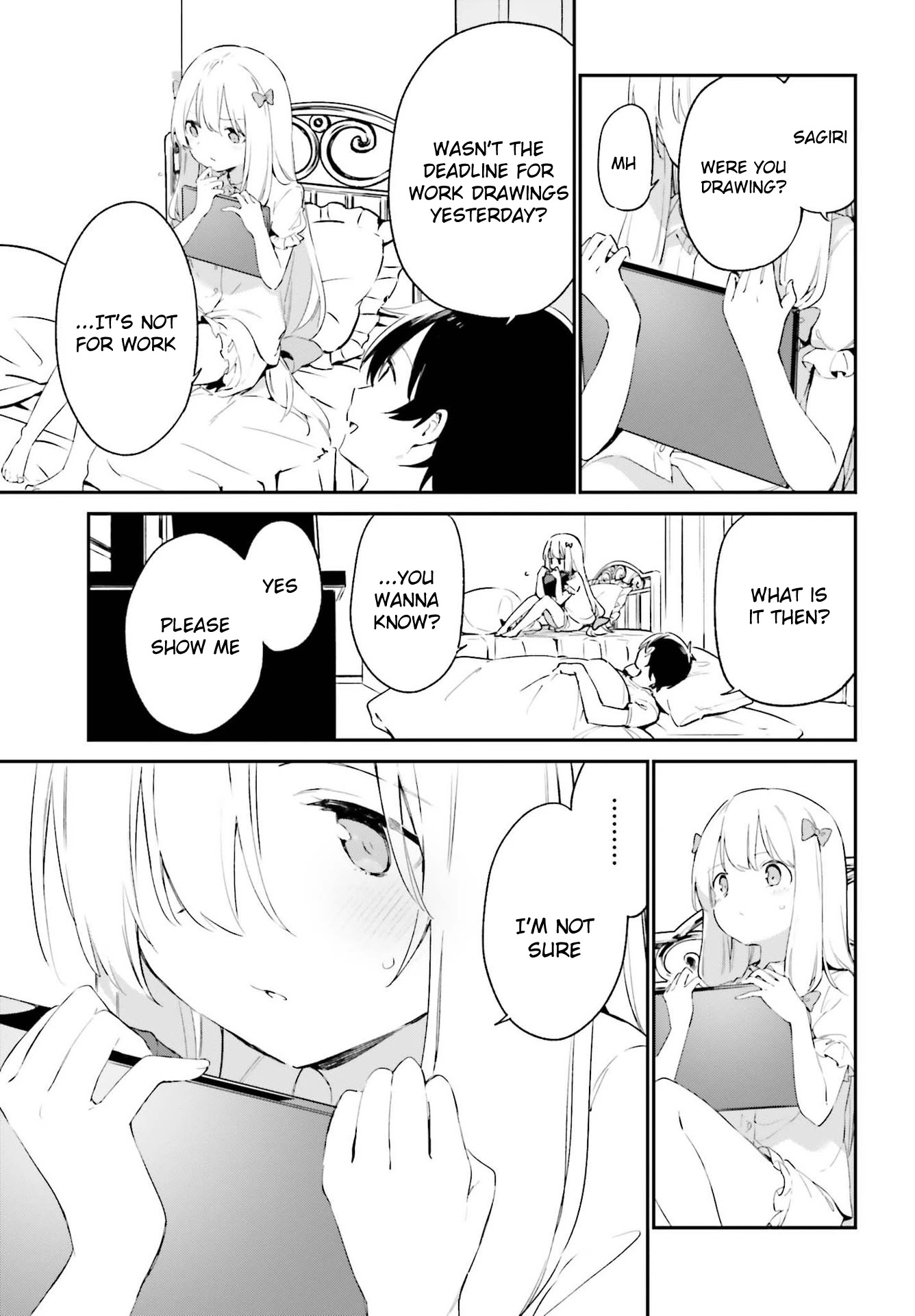 Ero Manga Sensei Chapter 77 page 5 - Chapter 77: Sagiri and the Cohabitation (2)