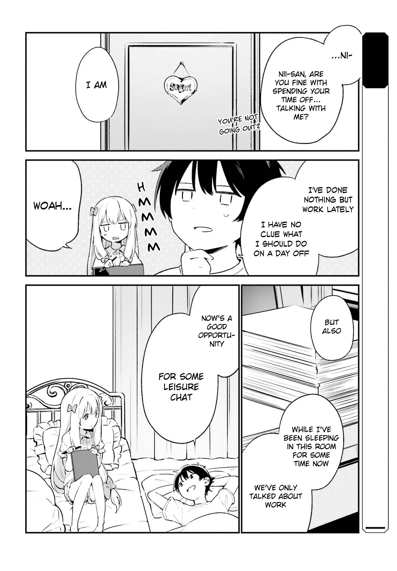 Ero Manga Sensei Chapter 77 page 6 - Chapter 77: Sagiri and the Cohabitation (2)