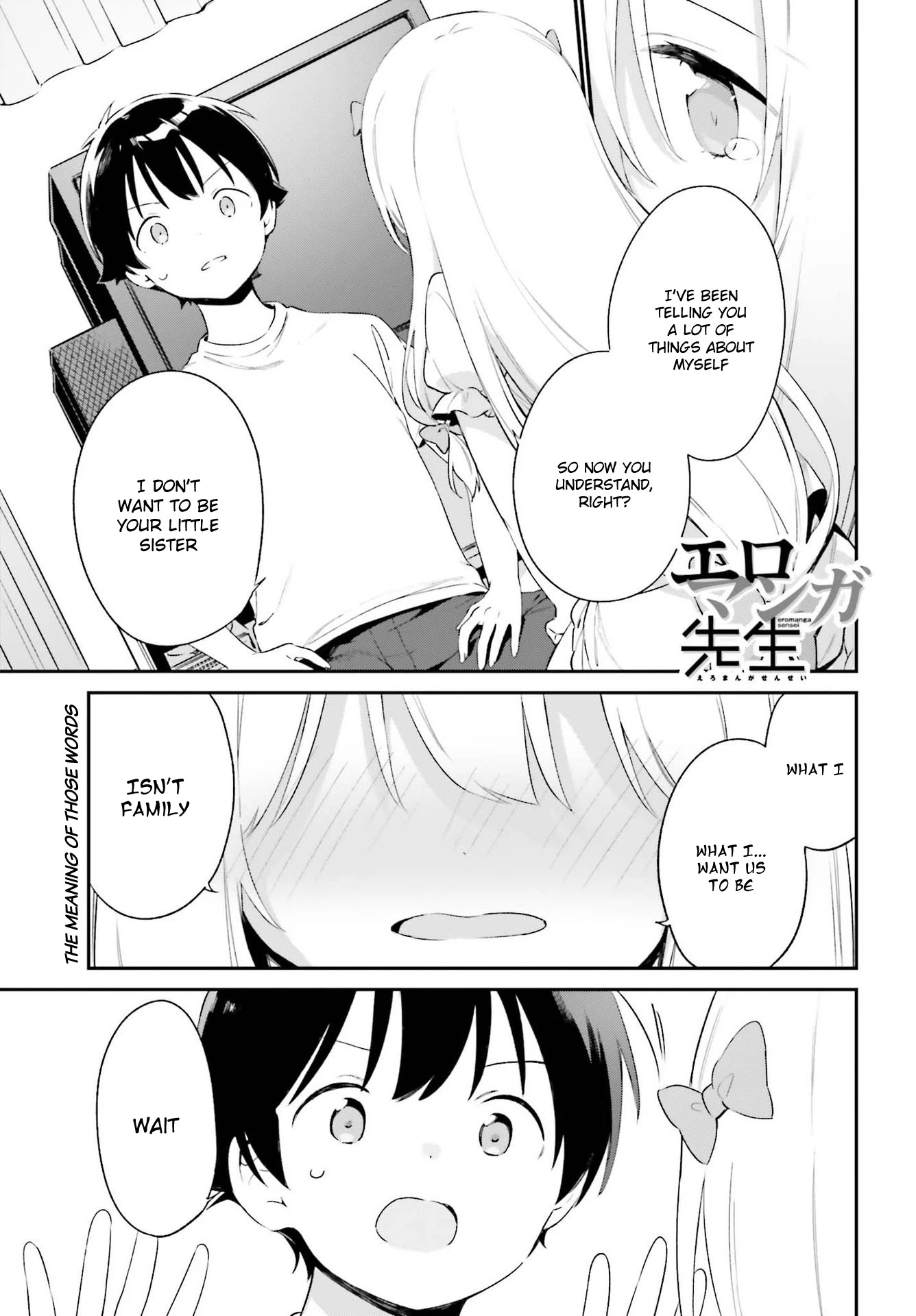 Ero Manga Sensei Chapter 78 page 1 - Chapter 78: Sagiri and the Proposal