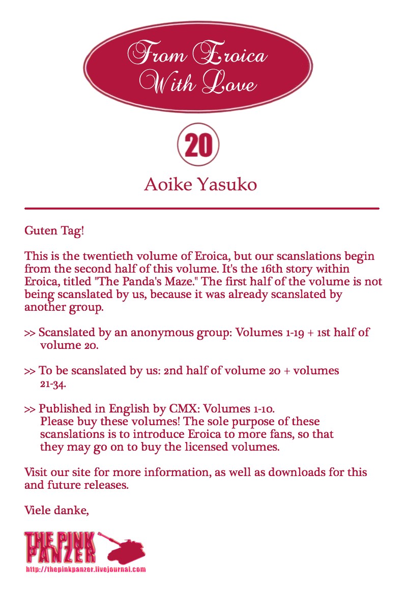 Eroica Yori Ai wo Komete Chapter 16.1 page 2 - Chapter 16.1: The Panda's Maze (1)
