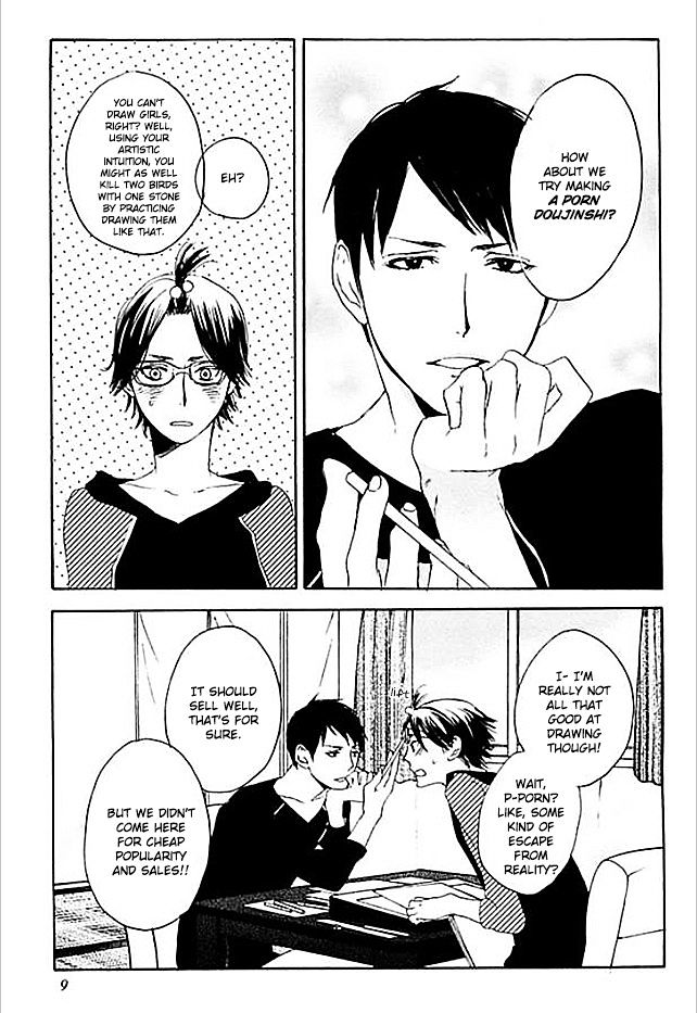 Eroman - Kami to Pen to Sex to!! Chapter 1 page 10 - Chapter 1